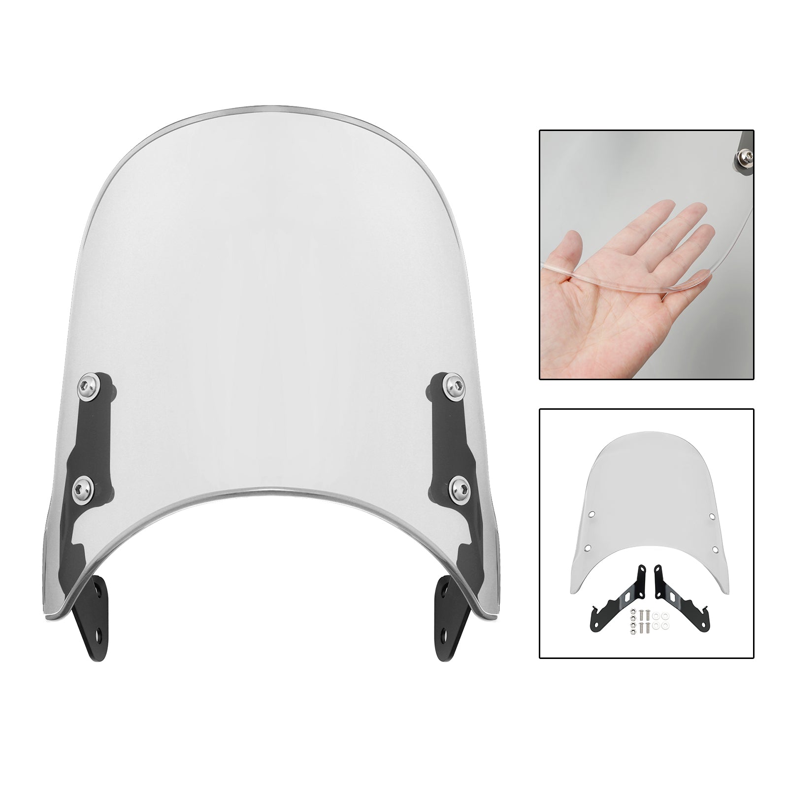 Kawasaki 23-24 Eliminator 400 450 y 2024 Eliminator 500 Parabrisas