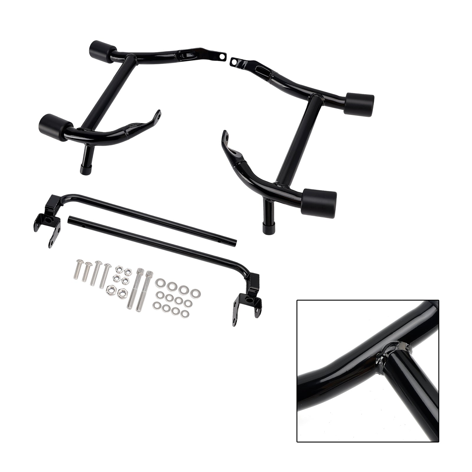 24-25 Touring 117 121 Cvo Saddlebag Guard Crash Bar Frame Protector Bumper