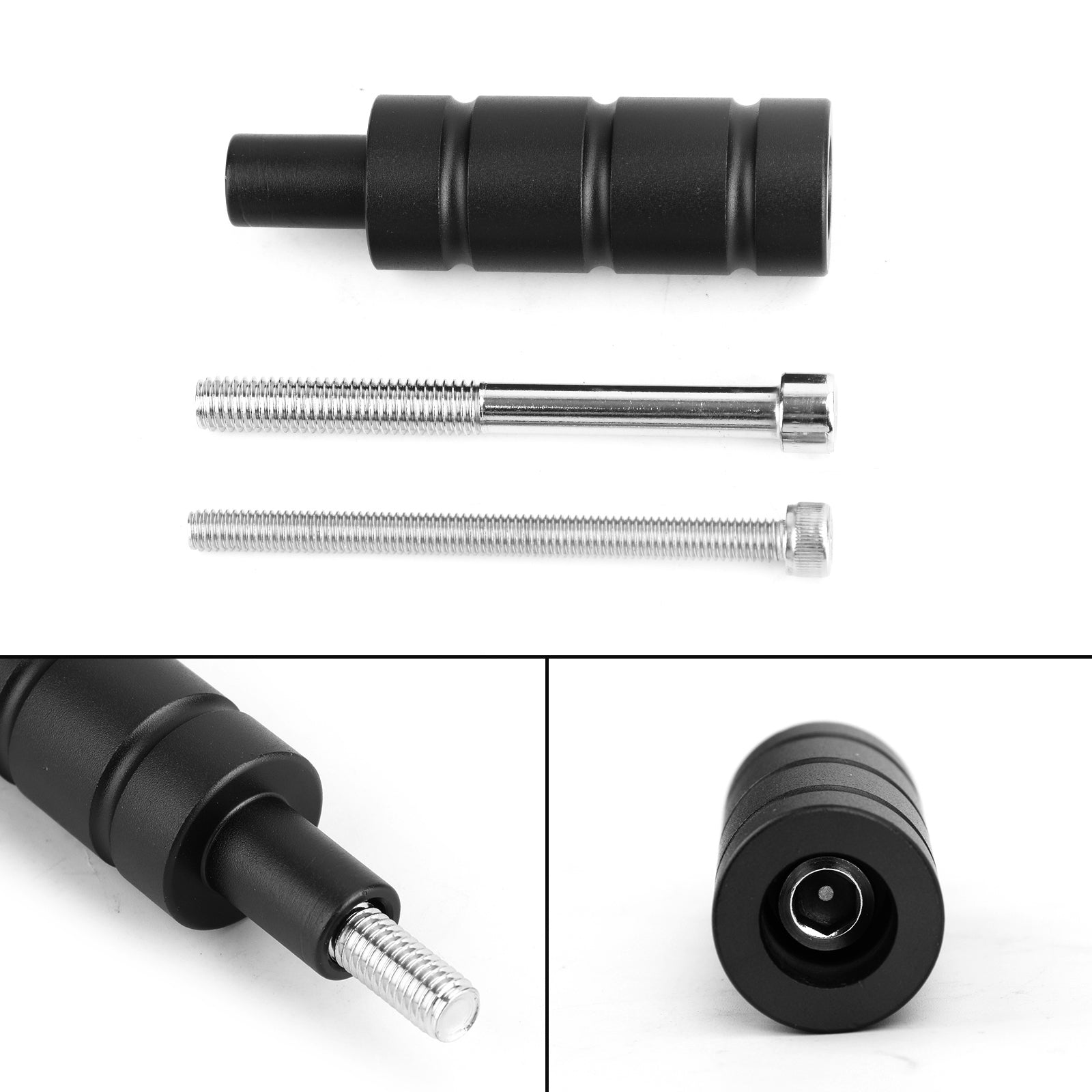 Czarny M8 M6 Motocykl reflektora mgły światło mocowanie wspornika wspornika wspornika