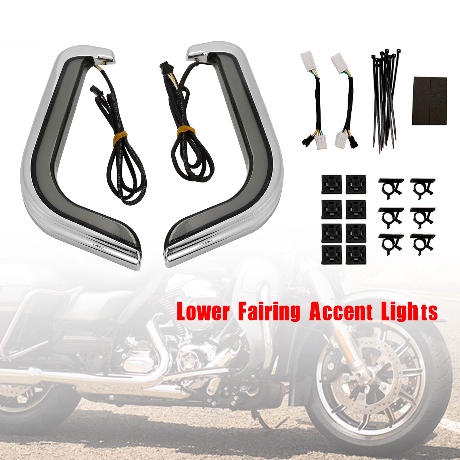 Tracer Lower Accent Lights 2956 för FLHTCU Electra Glide 2006-2013