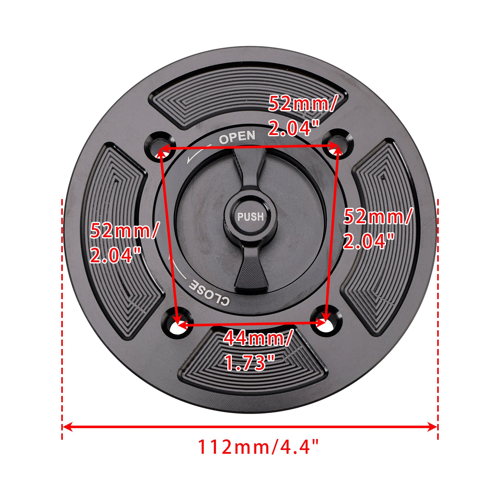 2021-2025 Kawasaki ZX10R ZX6R Ninja 650/R Quick Release Fuel Gas Tank Cap