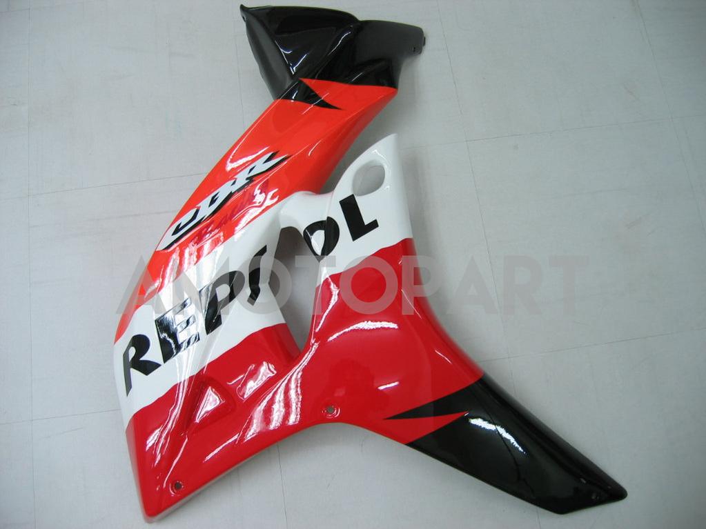 Amotopart 2007-2008 Honda CBR600RR Red Orange Repsol Fairing Kit