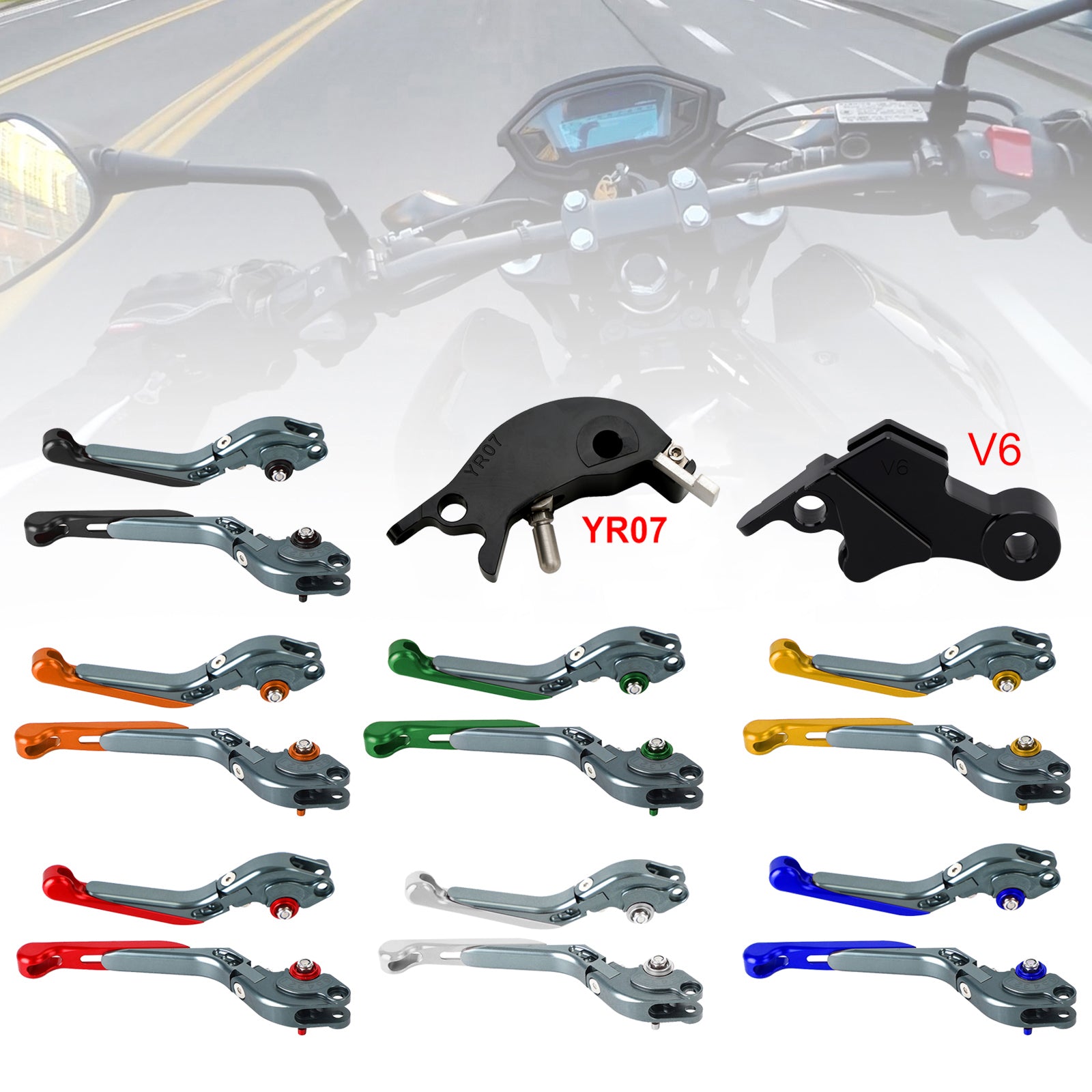 2024–2025 Yamaha XSR900 XSR900GP MT-09 verstellbarer Kupplungsbremshebel