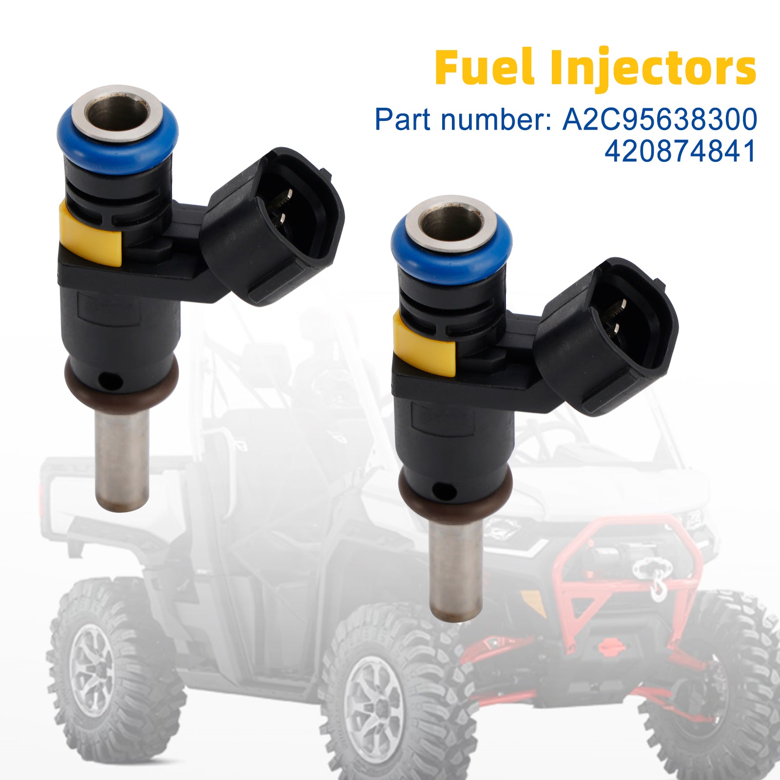 Can-Am Outlander 450 Renegade 850 2PCS A2C95638300 Fuel Injectors