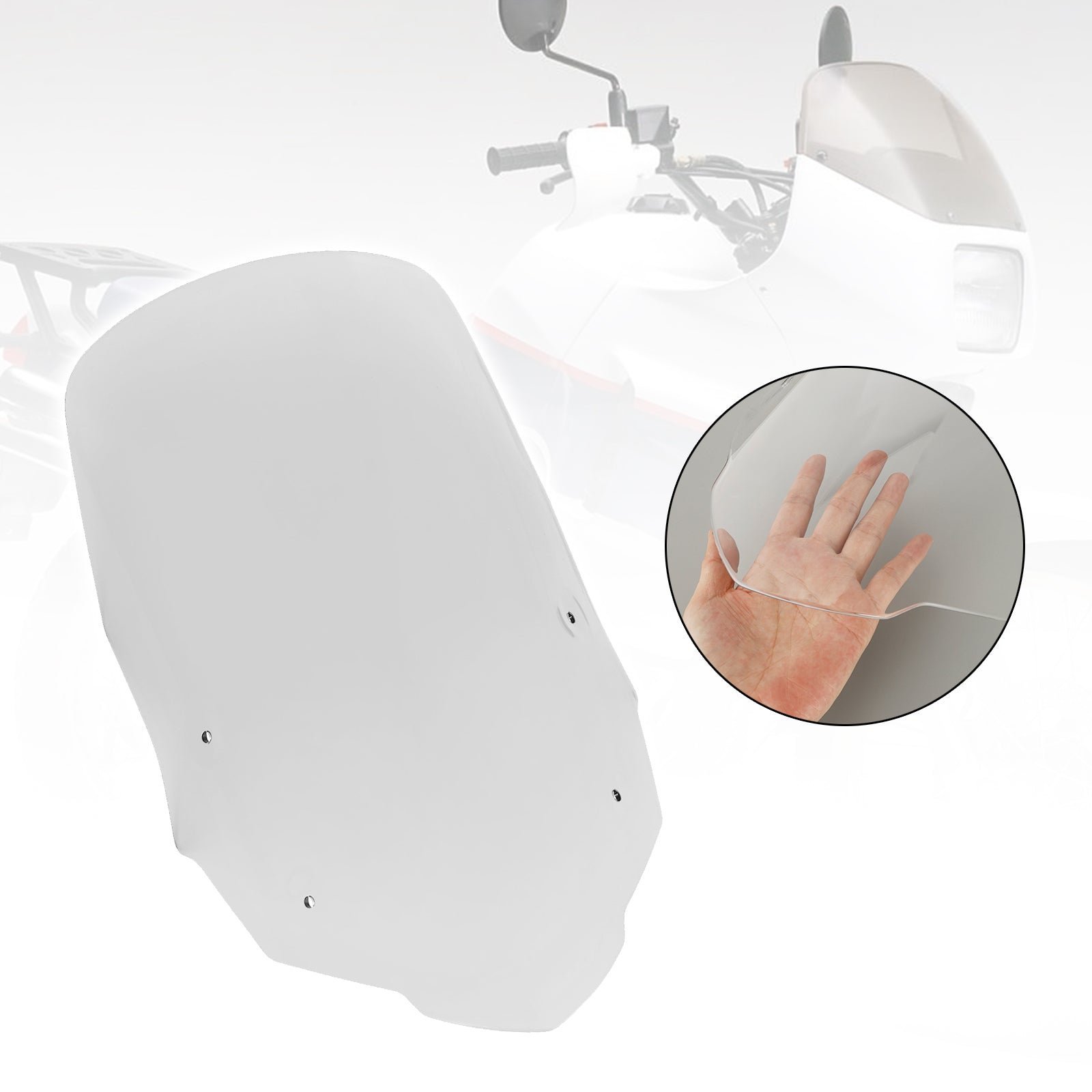 2023- Honda XL750 Transalp ABS Motorcykel vindrutan vindruta