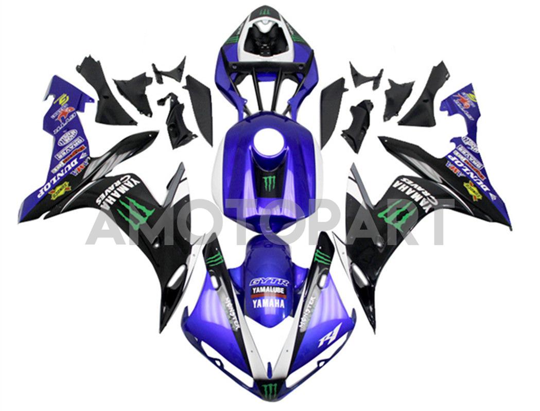 Amotopart Yamaha YZF 1000 R1 2004-2006 Blue&Black Fairing Kit