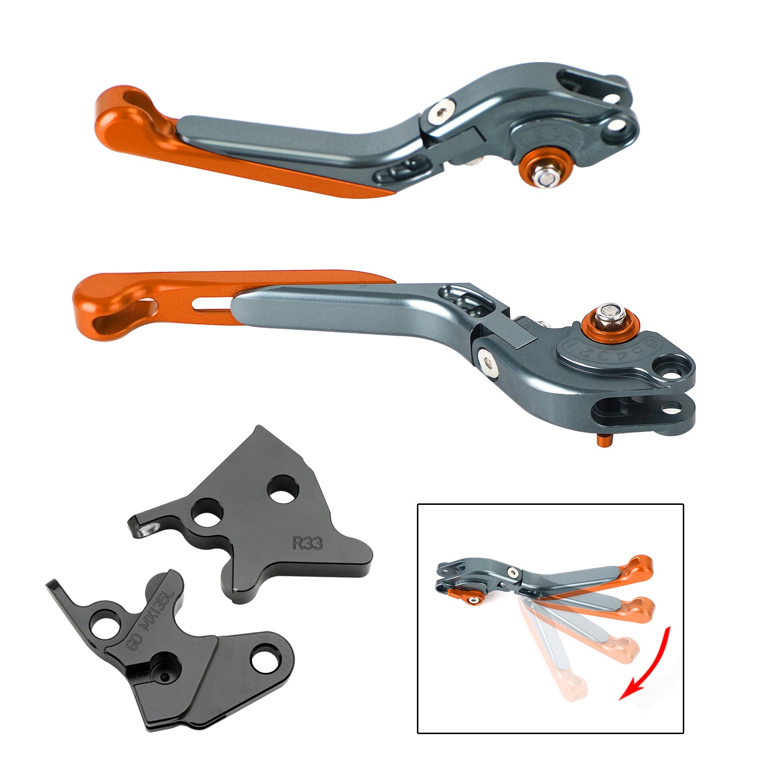 2005-2014 Yamaha YBR125 Einstellbarer Kupplungsbremshebel