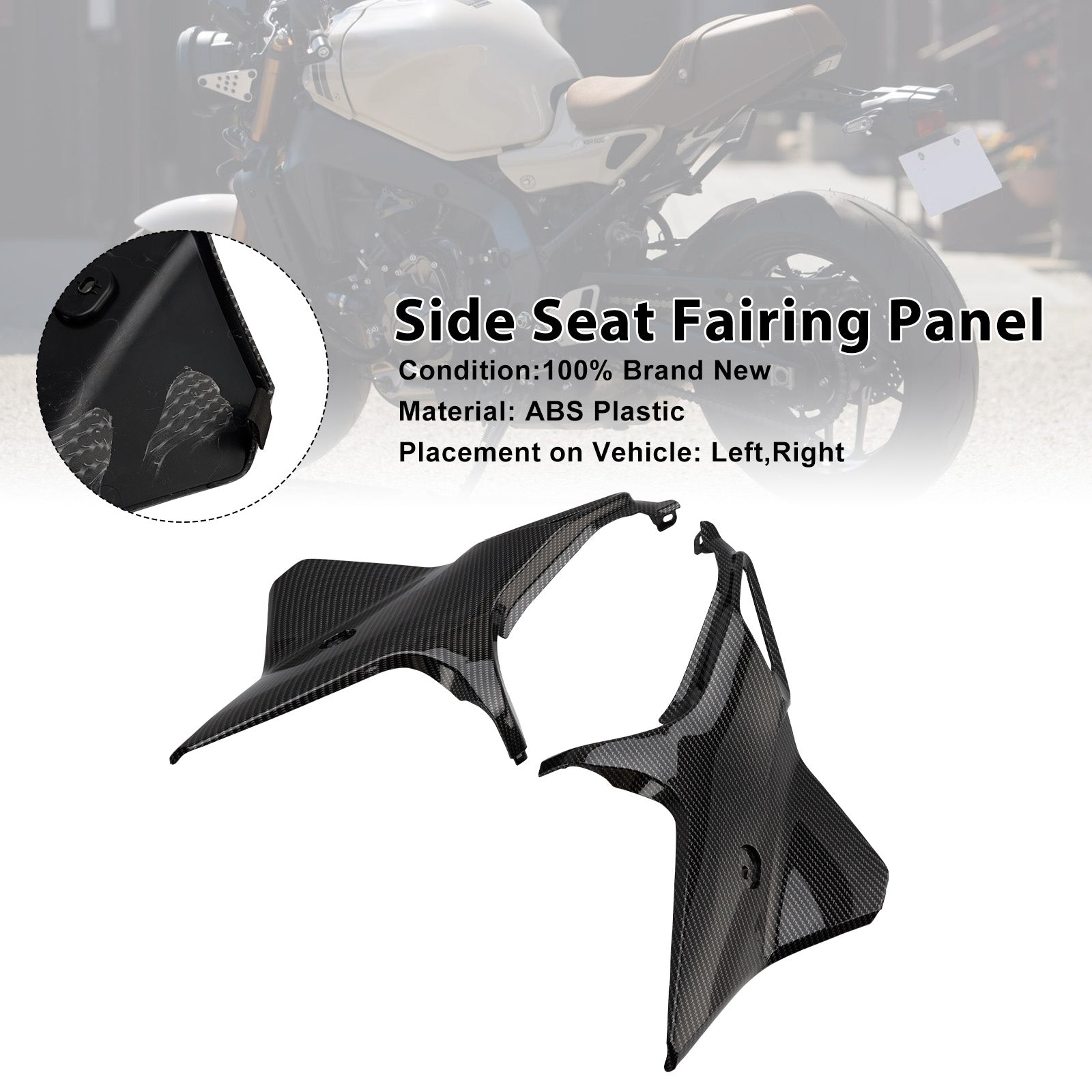 Yamaha XSR 900 XSR900 2022-2025 Side Seat Fairing Panel Cowl