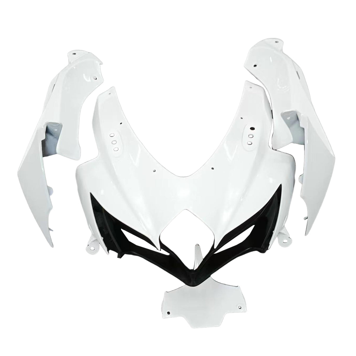 Amotopart 2008-2010 Suzuki GSX-R600 750 K8 Black White Fairing Kit