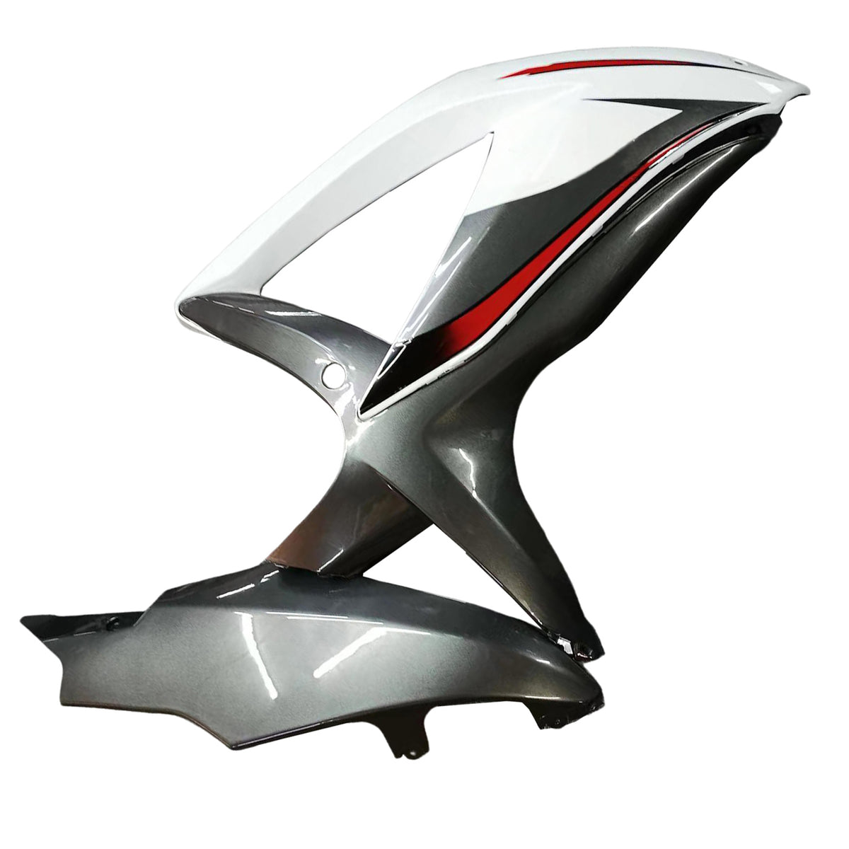 Amotopart 2008-2010 Suzuki GSX-R600 750 K8 Black White Fairing Kit