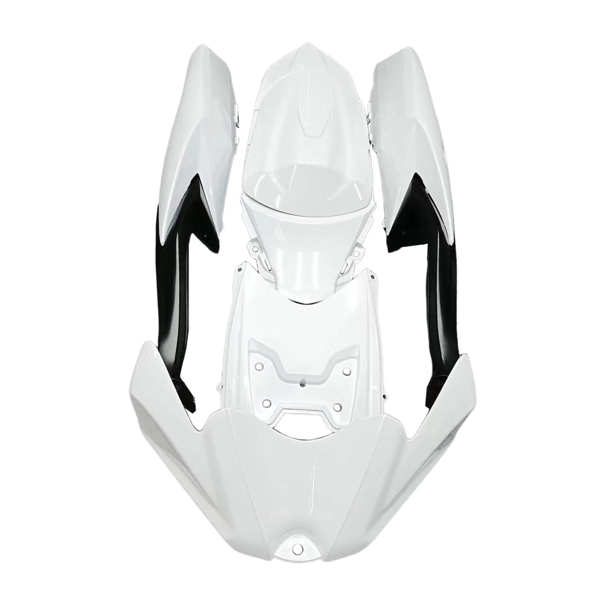 Amotopart 2008-2010 Suzuki GSX-R600 750 K8 Black White Fairing Kit