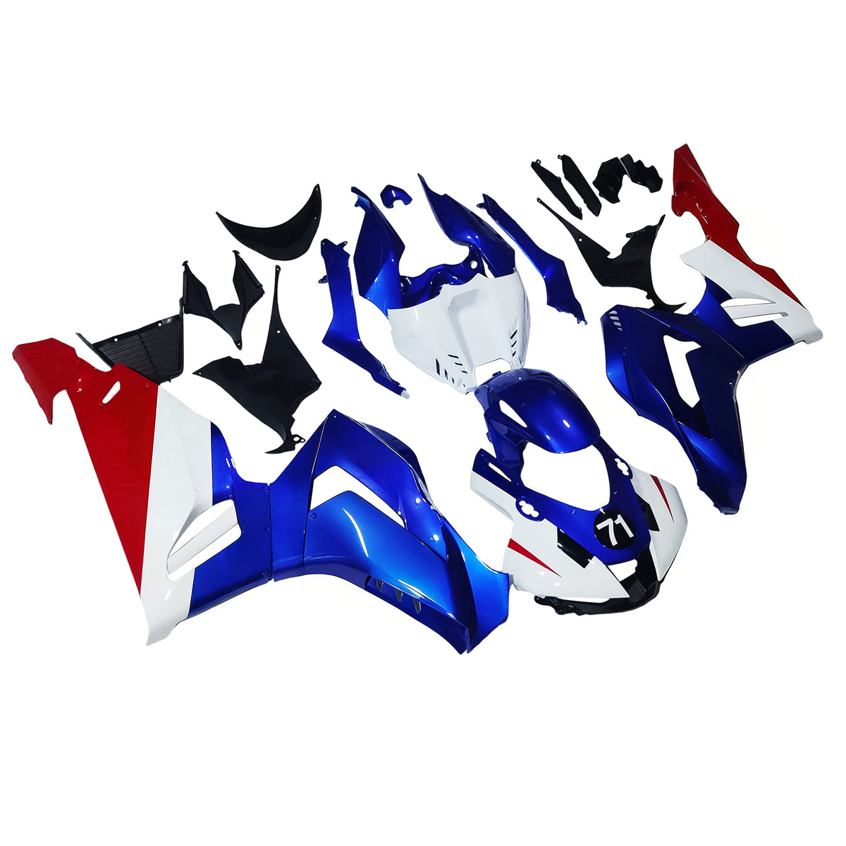Amotopart 2020-2023 Honda CBR1000RR-R Red White Black Blue Fairing Kit