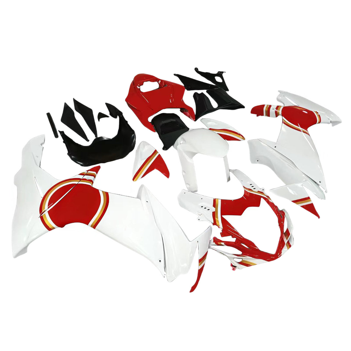 Amotopart 2011-2026 Suzuki GSX-R600 GSX-R750 K11 Red White Fairing Kit