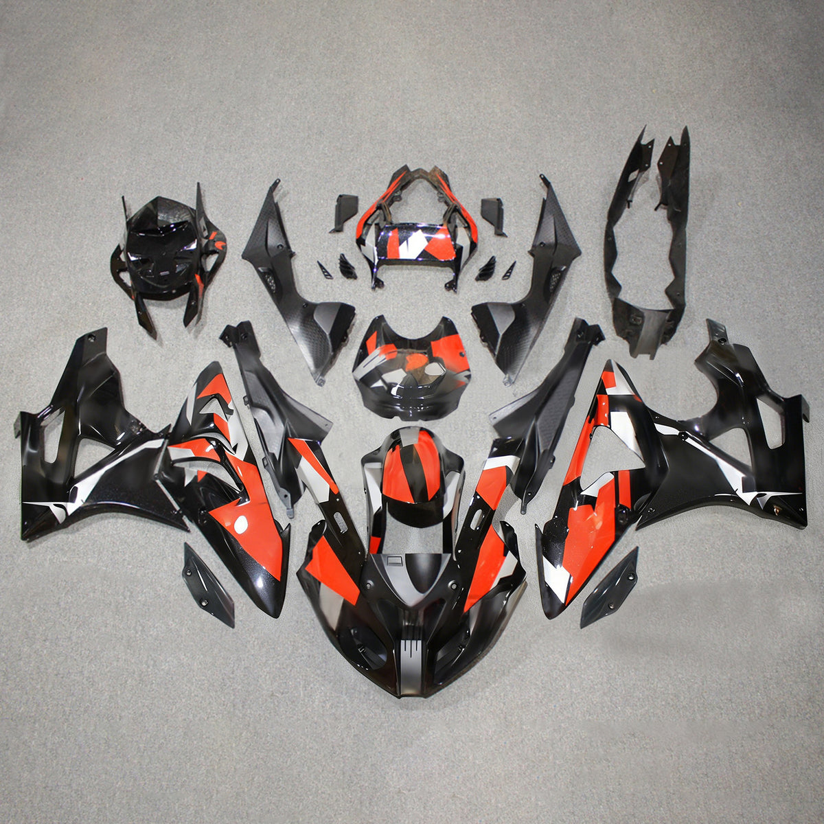 Amotopart 2009-2014 BMW S1000RR Black Fairing Kit
