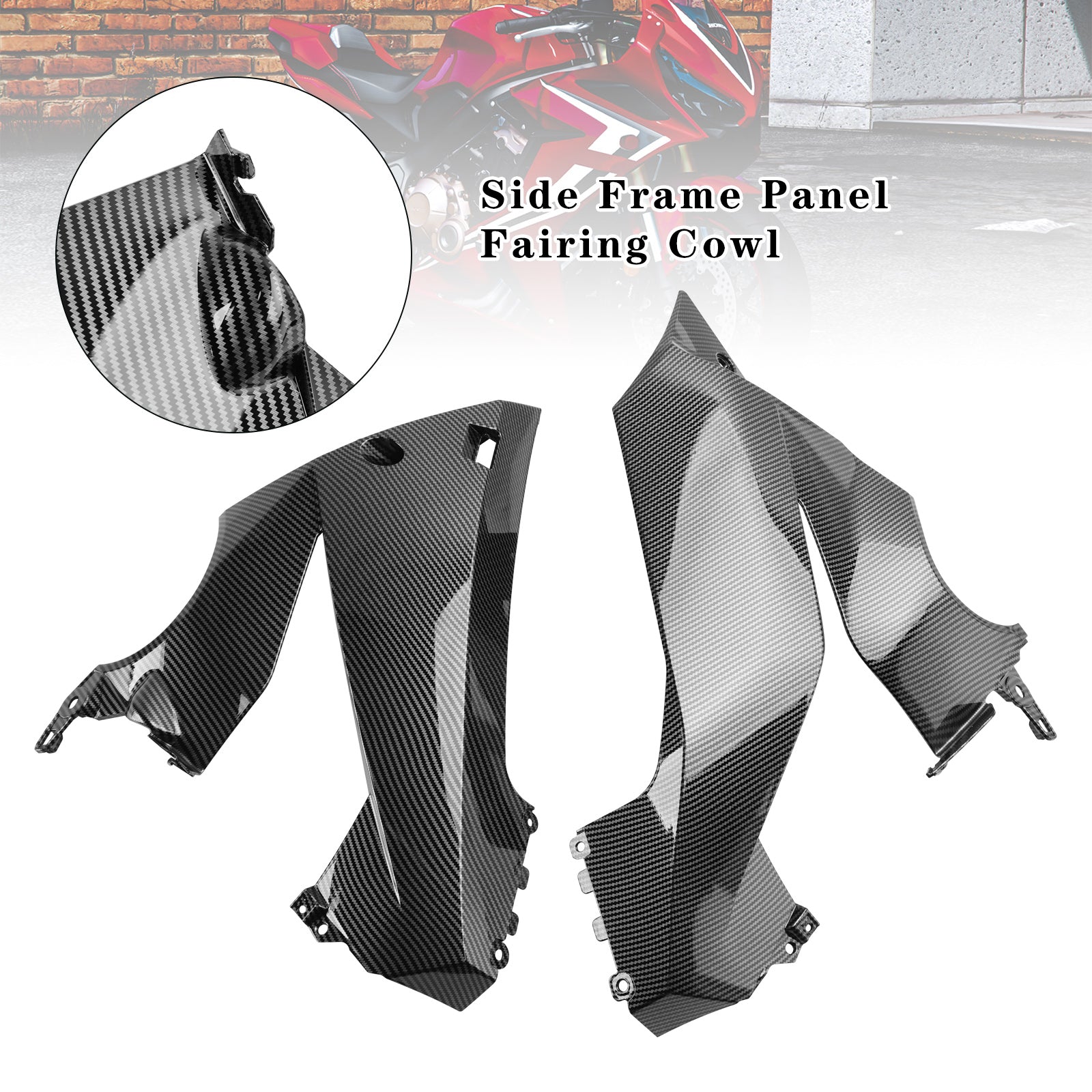 19-24 Honda CBR650R Side Frame Panel Fairing Cowl
