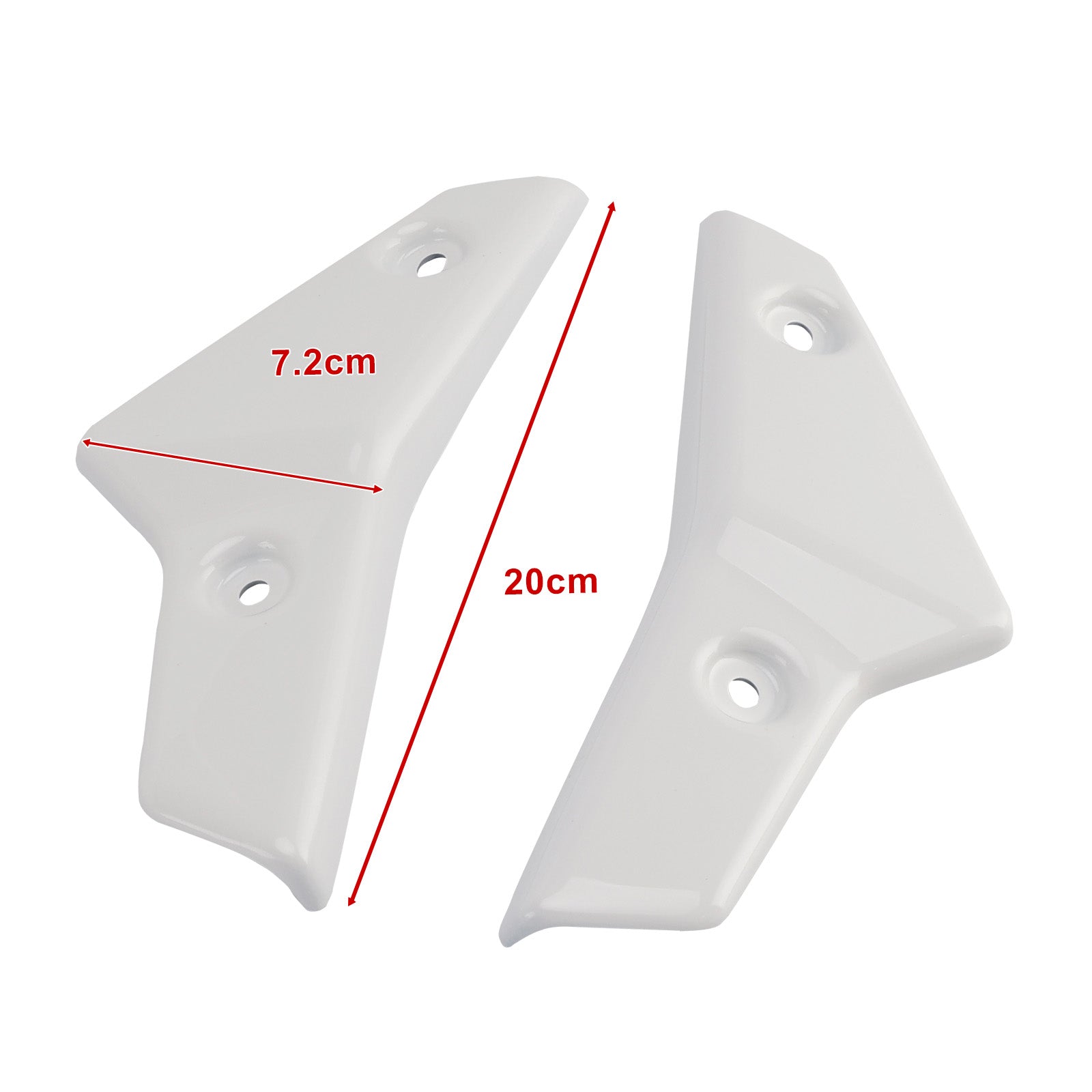 2020–2022 Street Triple 765 R/RSKühler-Seitenabdeckungs-Verkleidungsplatten