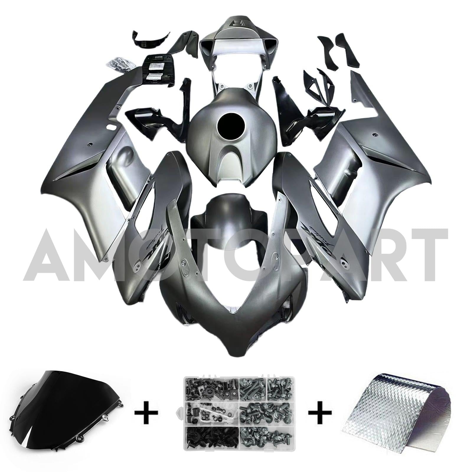 Amotopart 2004-2005 Honda CBR1000RR Black Fairing Kit