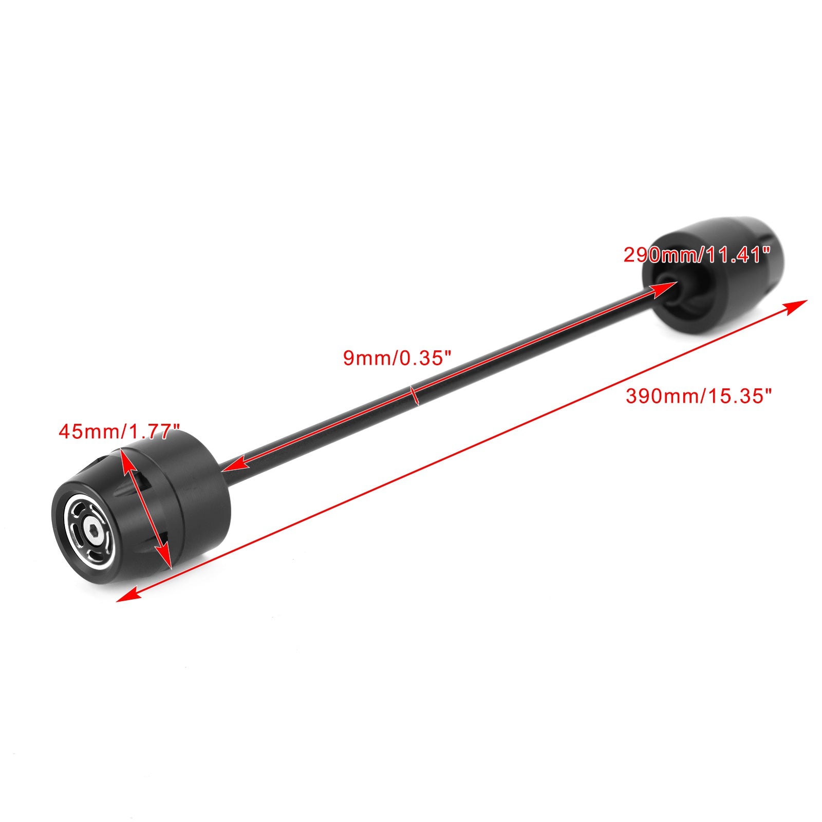 Ducati Scrambler 400 803 1100 Rear Axle Slider Wheel Protector Black