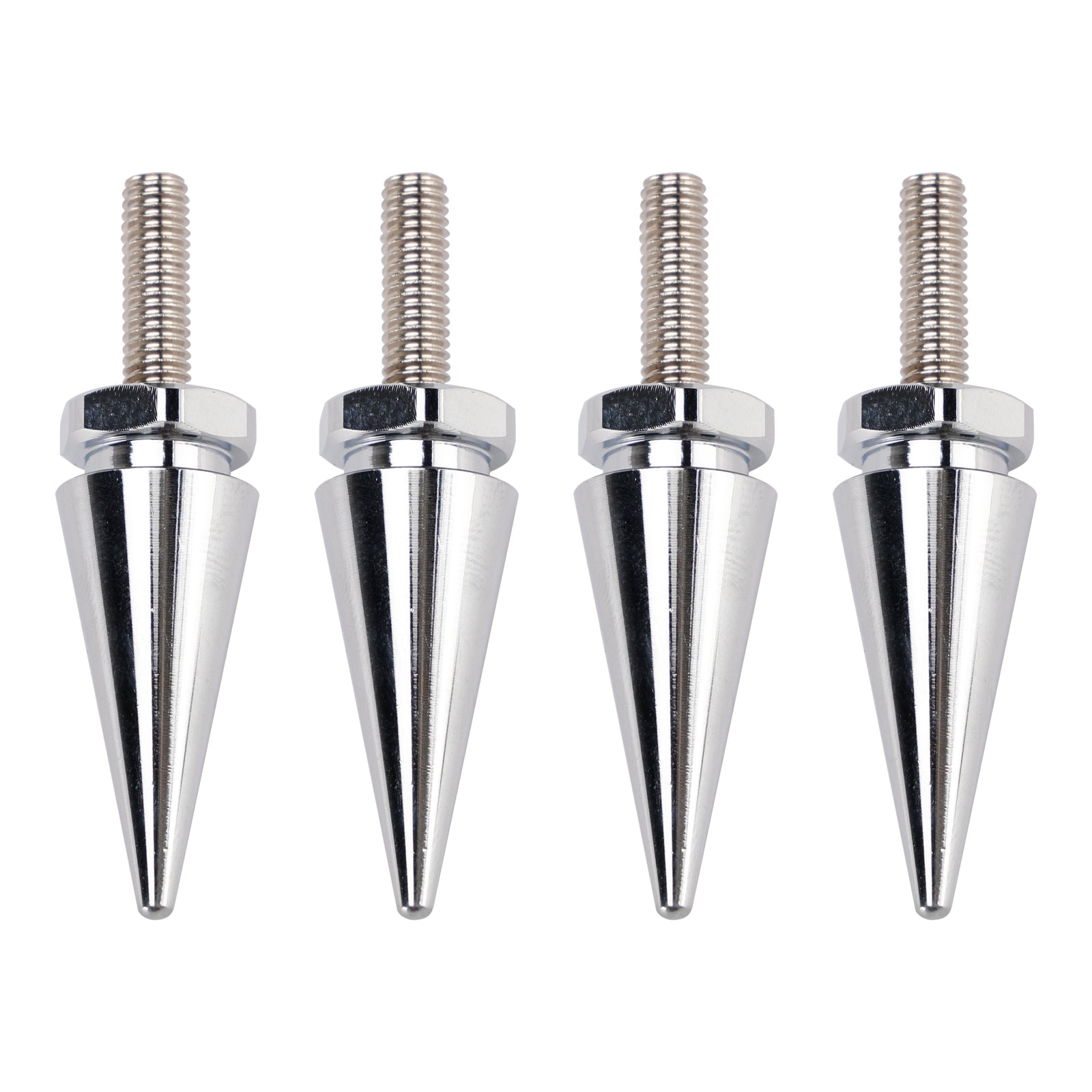 2015-2025 CVO Road Glide FLTR 4pcs Aluminum Windshield Spiked Bolts Silver