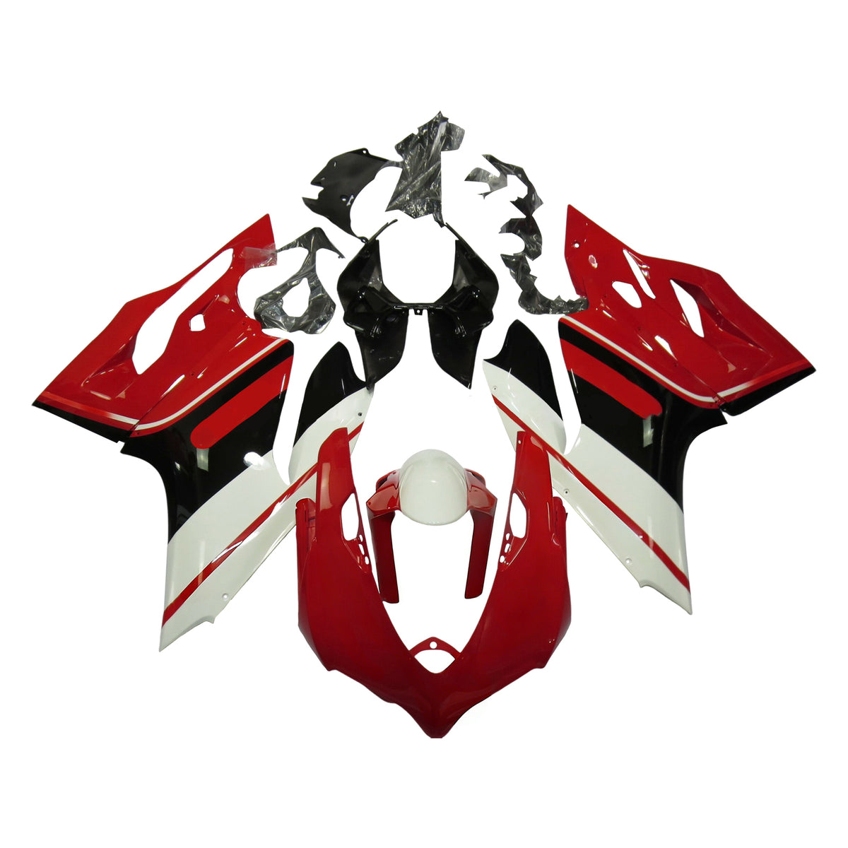Amotopart 2012-2015 Ducati 899 Red Black Fairing Kit