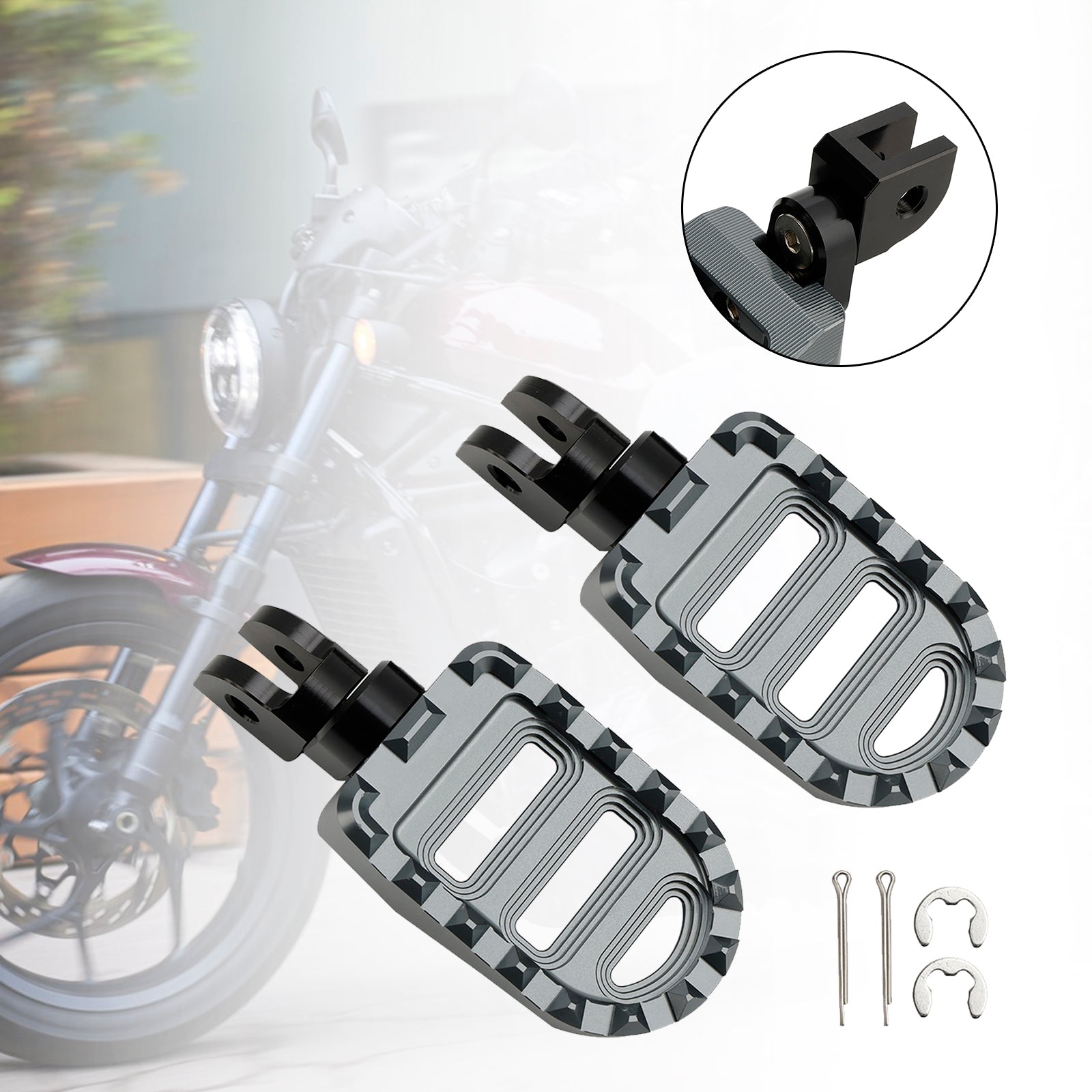 Pedane anteriori pedane adatte per Rebel 1100 CM1100 CMX 1100 DCT/MT 2021-2023