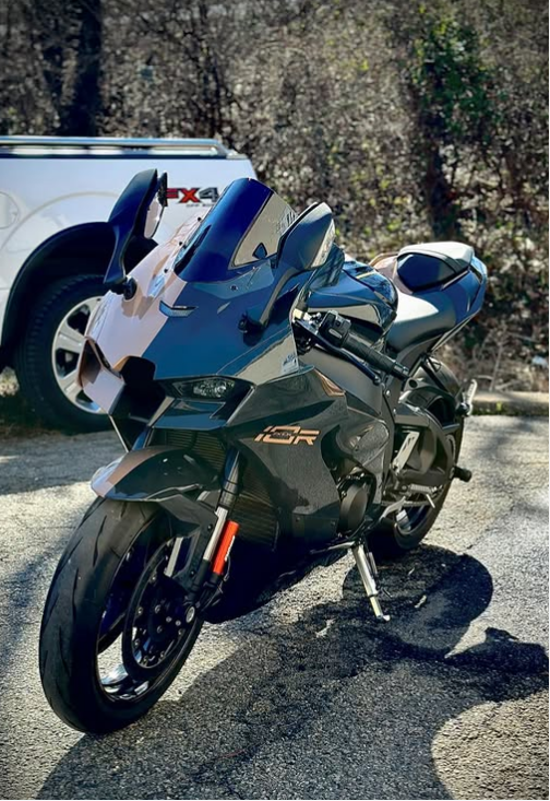 Amotopart 2021-2025 Kawasaki ZX10R ZX10RR Black Style4 Fairing Kit