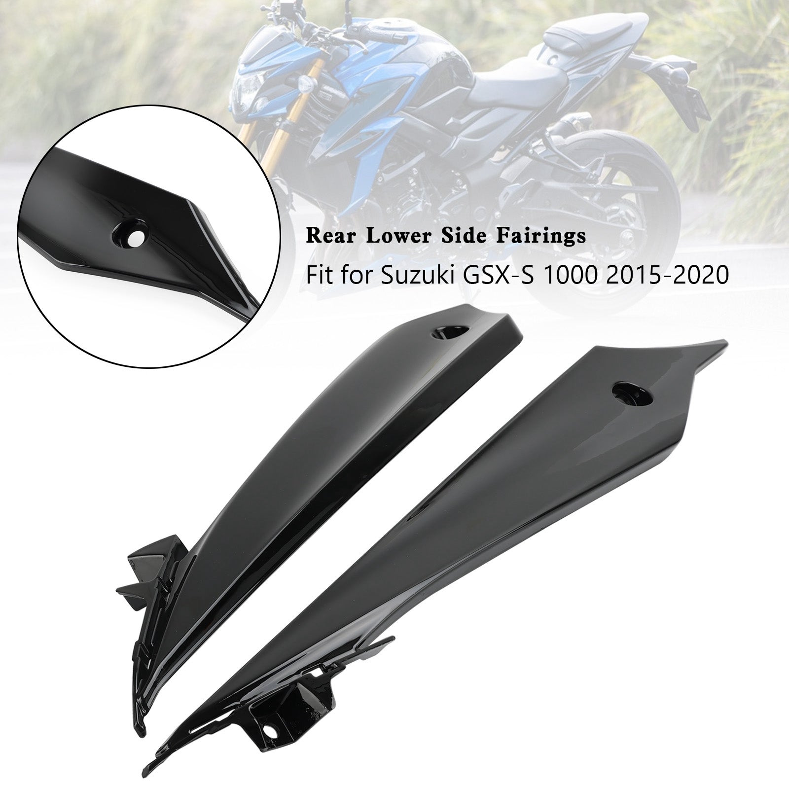 Ferios laterais traseiros para a Suzuki GSX-S 1000 2015-2020