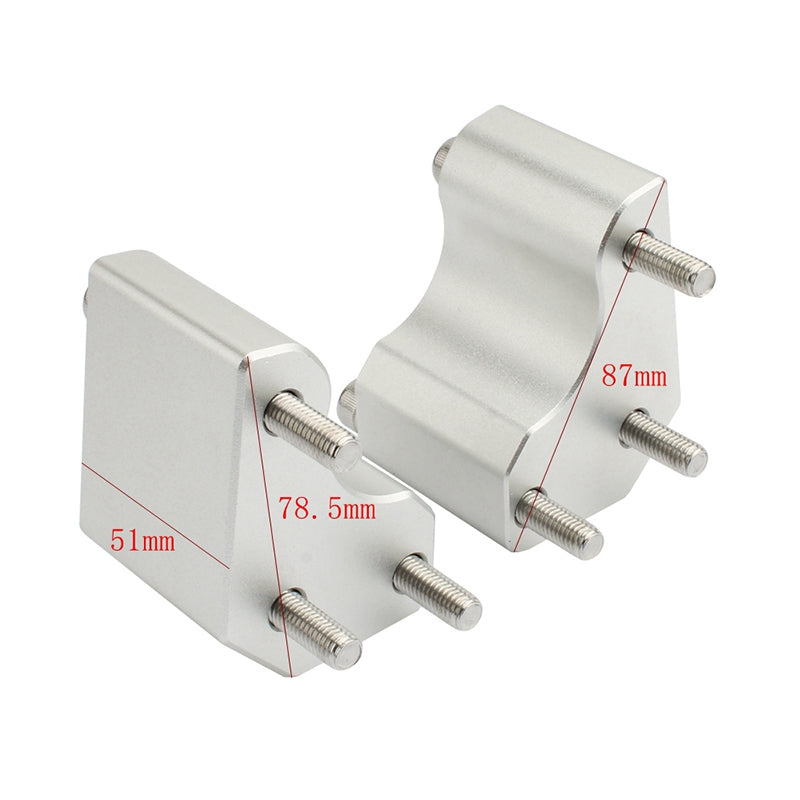 Réhausseurs de guidon ABS pour Kawasaki Concours 1400 GTR 08-21 2" Haut + 3/4" Dos