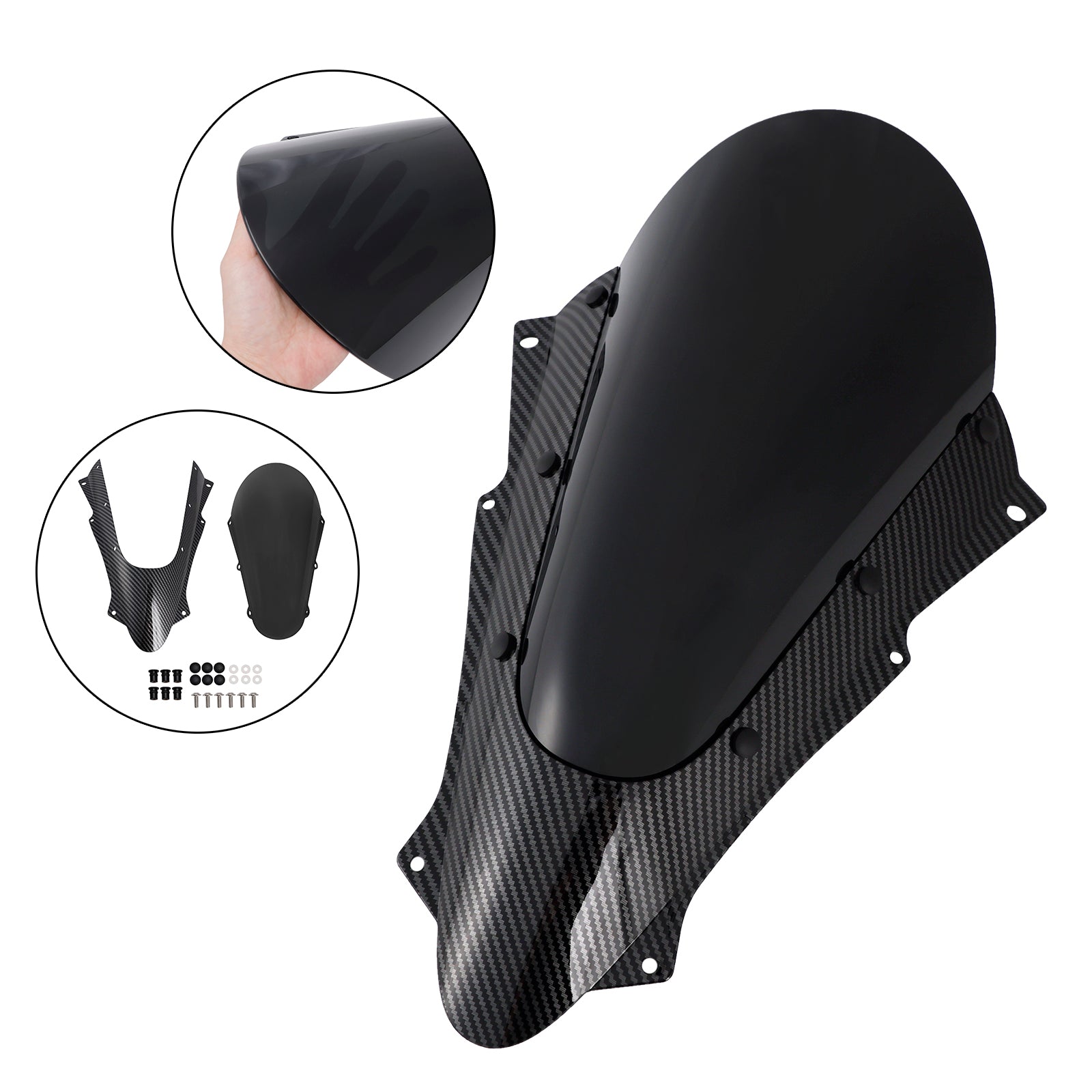 2023 Kawasaki ZX-4R ZX-4RR vindrutan vindruta