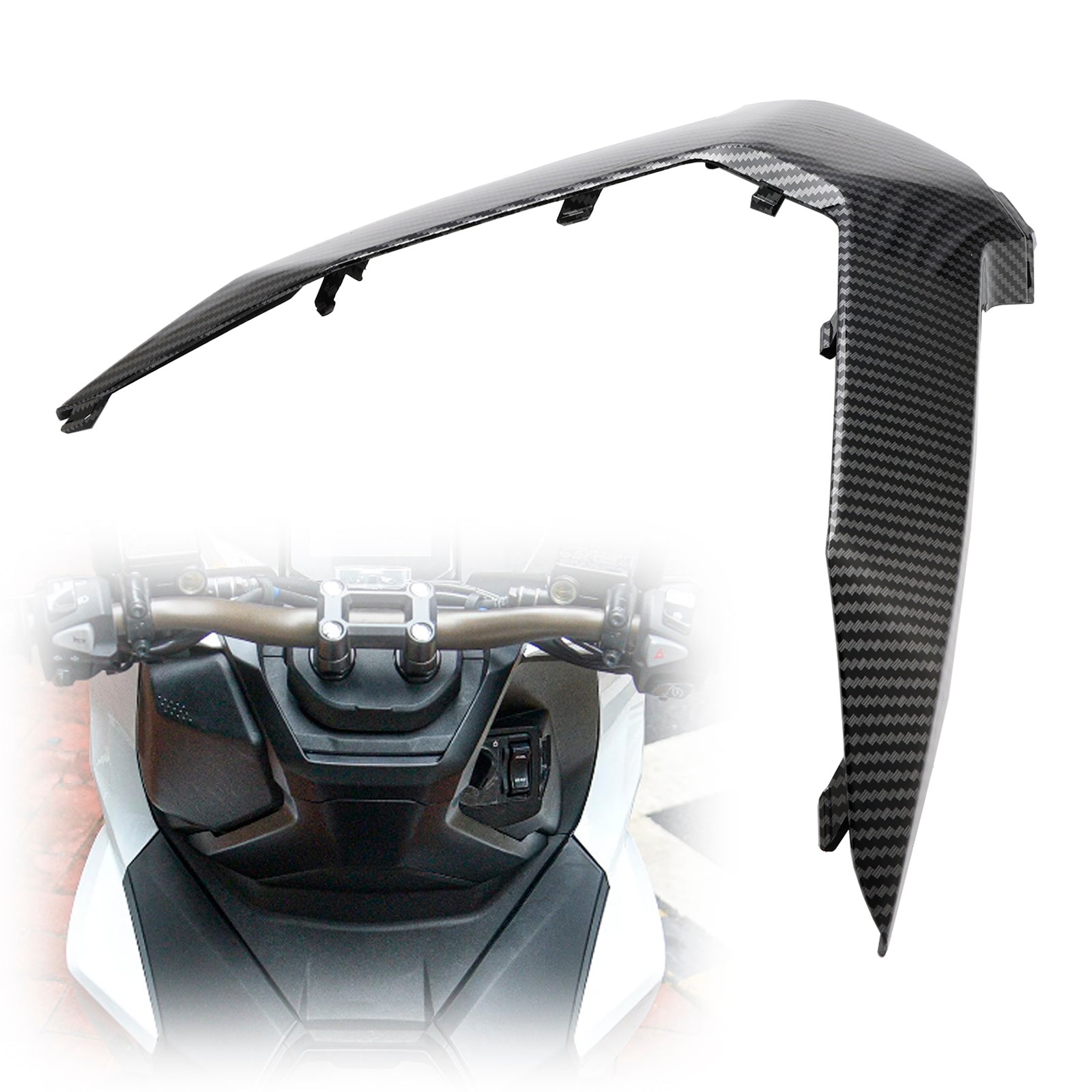 23-24 Honda Adv 160 Kierownica Górna pokrywa panele owiewki