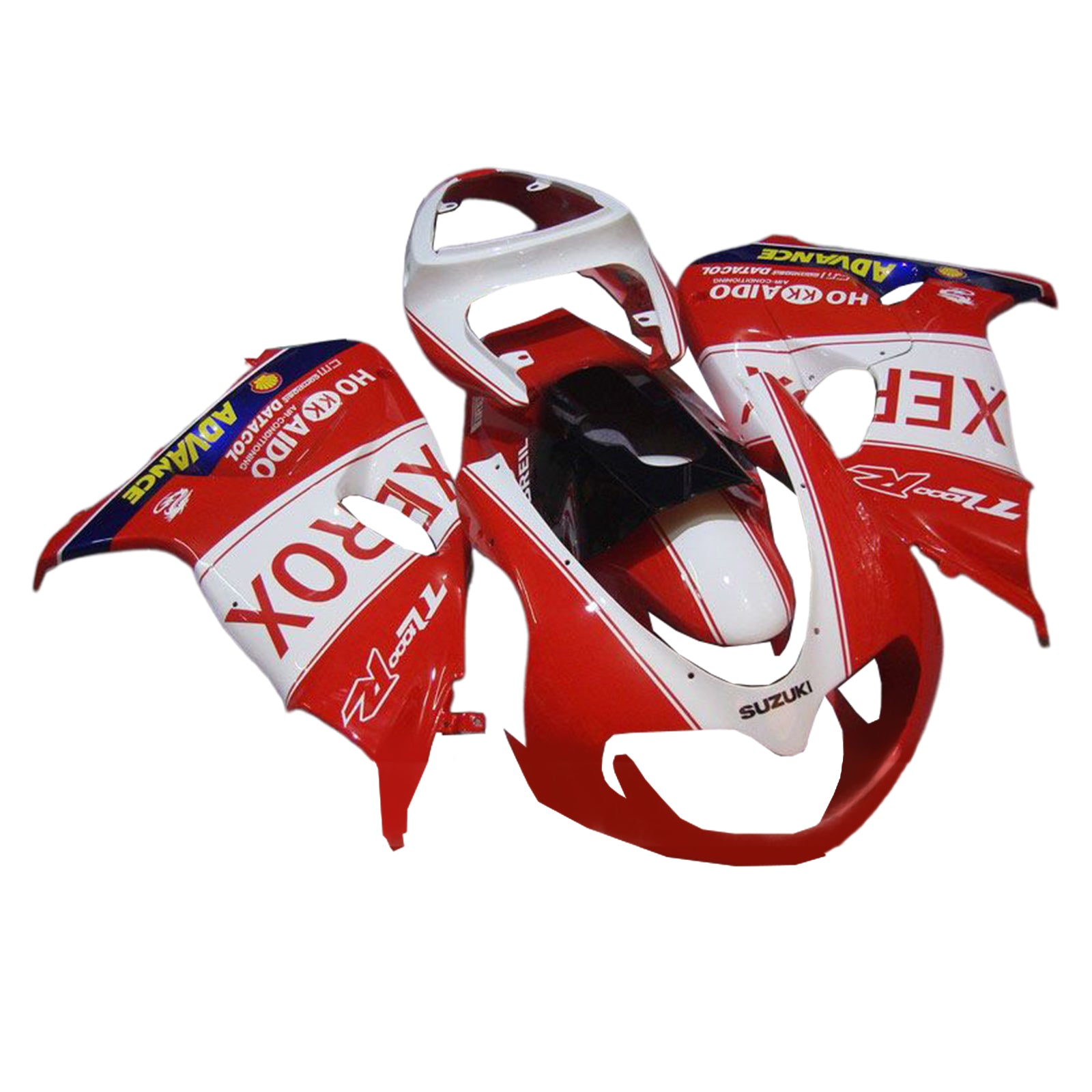 Amotopart 1998-2003 TL1000R Suzuki Red & White Fairing Kit