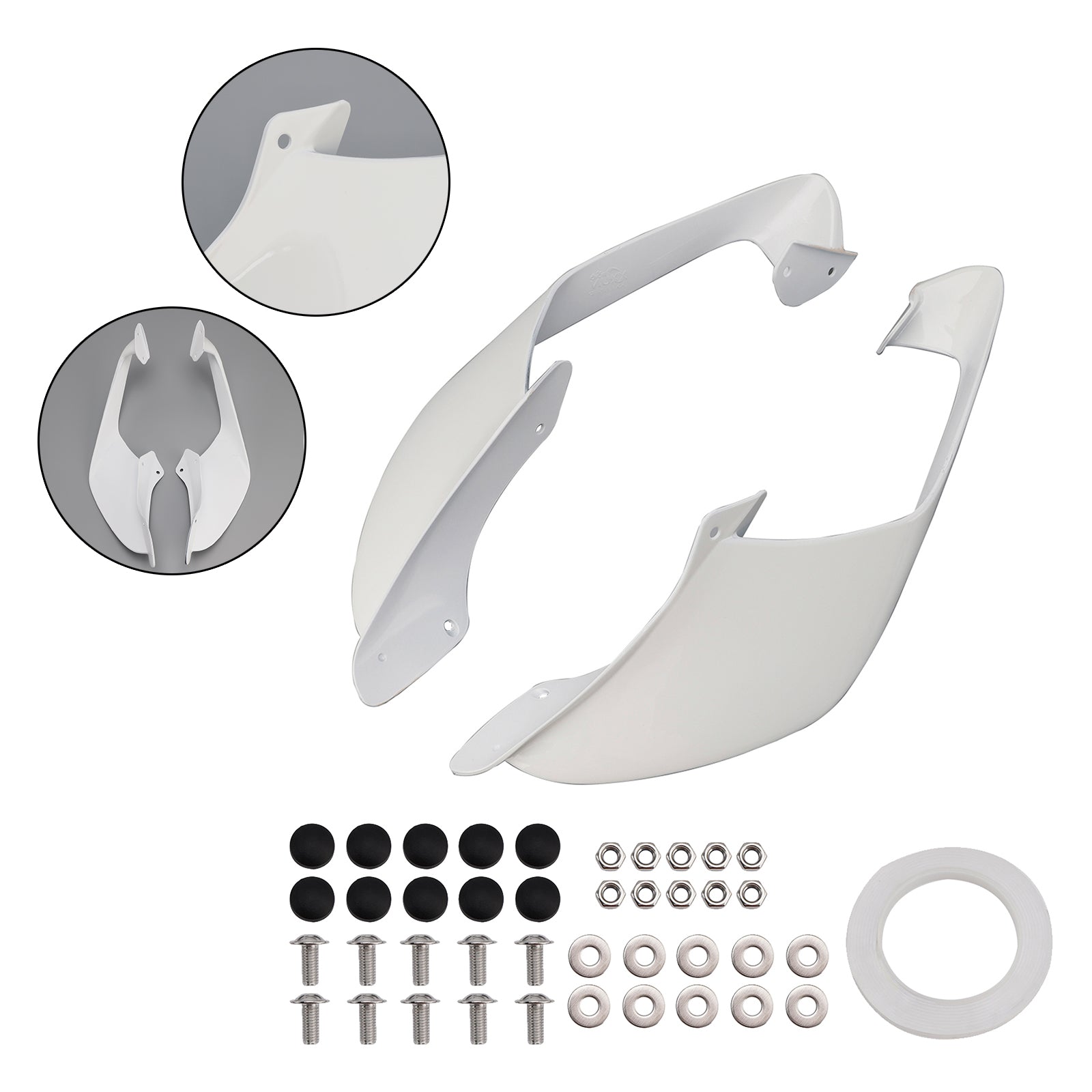 2021-2024 Yamaha YZF R1 R1M Voorzijde Winglets Vleugels Spoiler Kuip