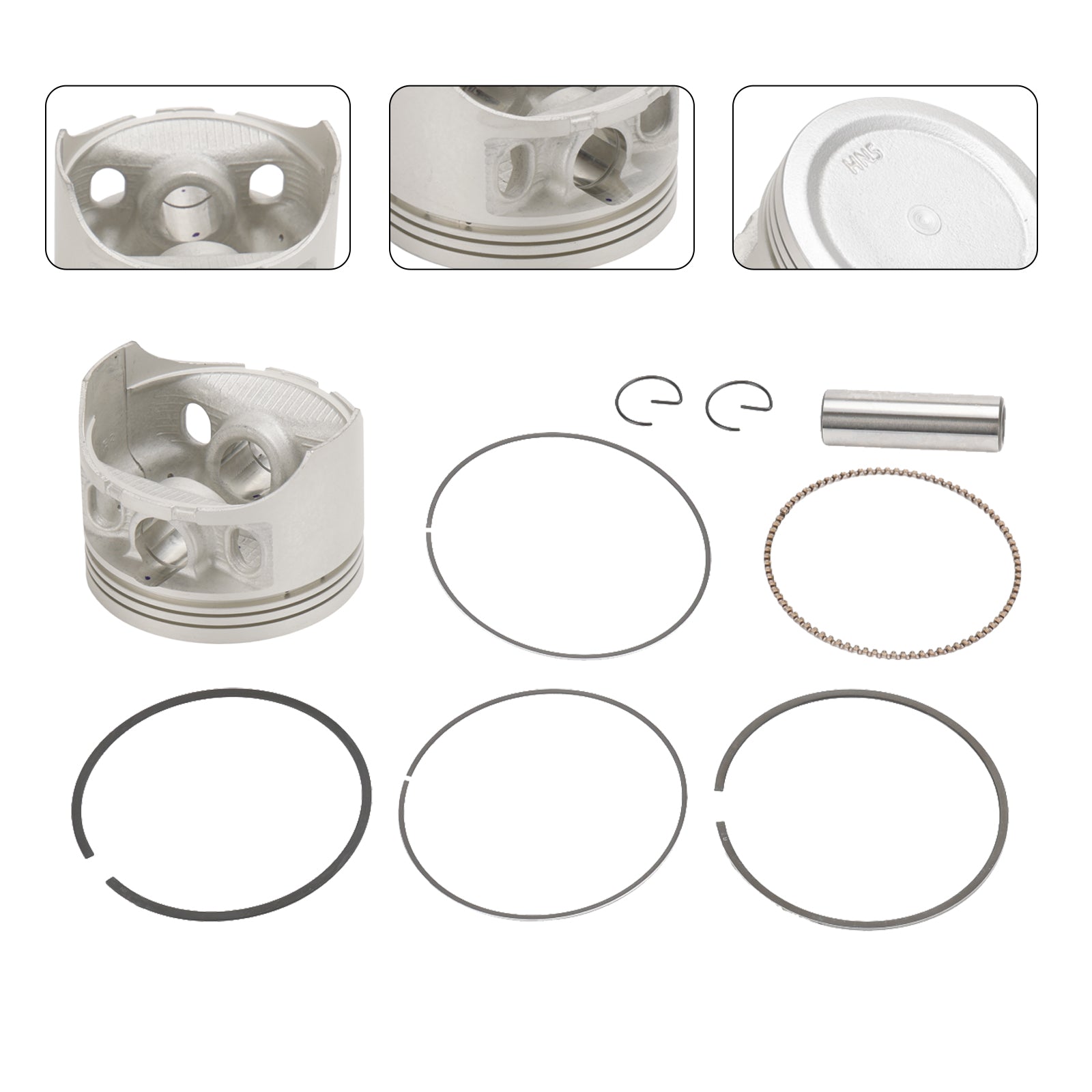 Motor Piston Kit Standaard Bore 78,5 mm Past voor Honda Rancher TRX350FE TE 00-06
