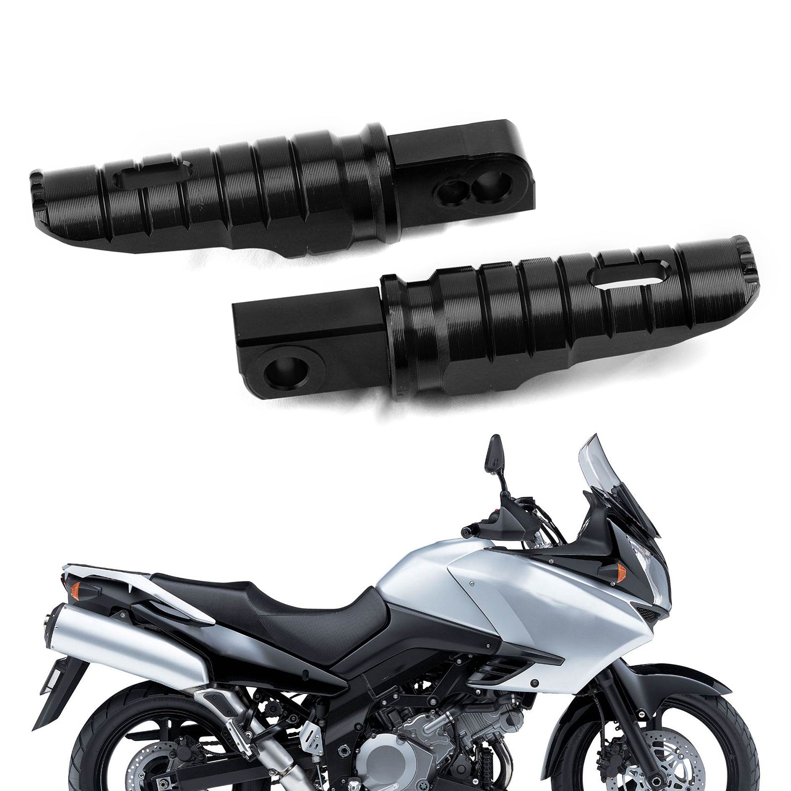 SUZUKI DL1000 V-STROM/XT GSX-S 750 SV650 Rear Footrests Foot Peg Black