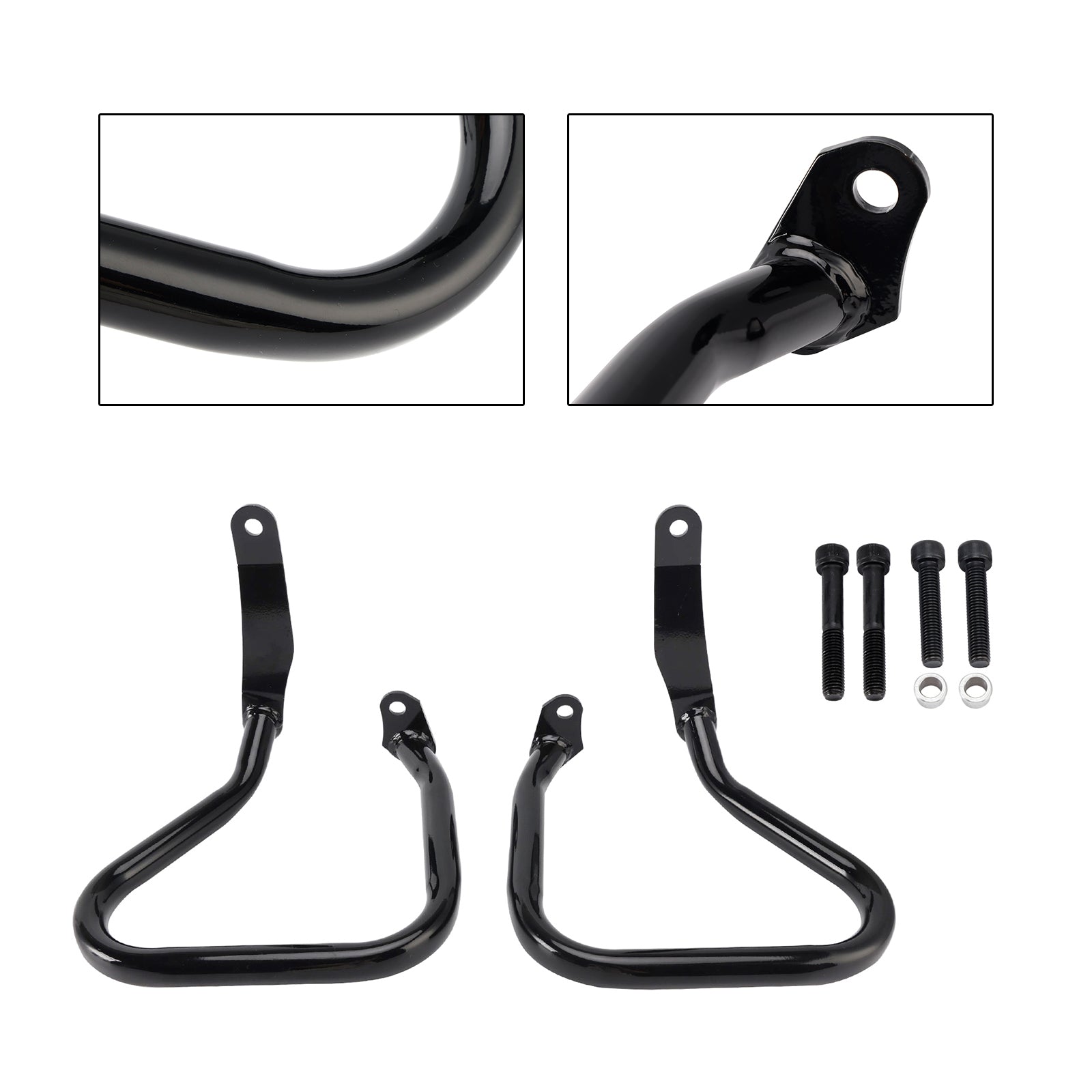 22-24 Harley Low Rider Fxlrst Engine Guard Frame Anti-Crash Bumper Protector Black