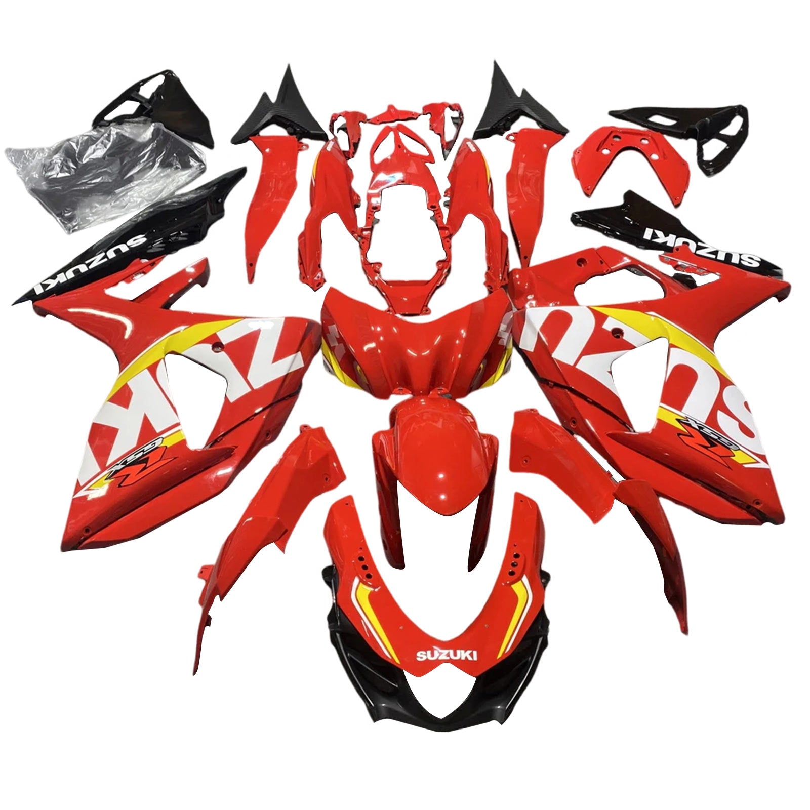 Injeksjon Fairing Kit karosseri plast abs for suzuki gsxr1000 2009-2016 K9