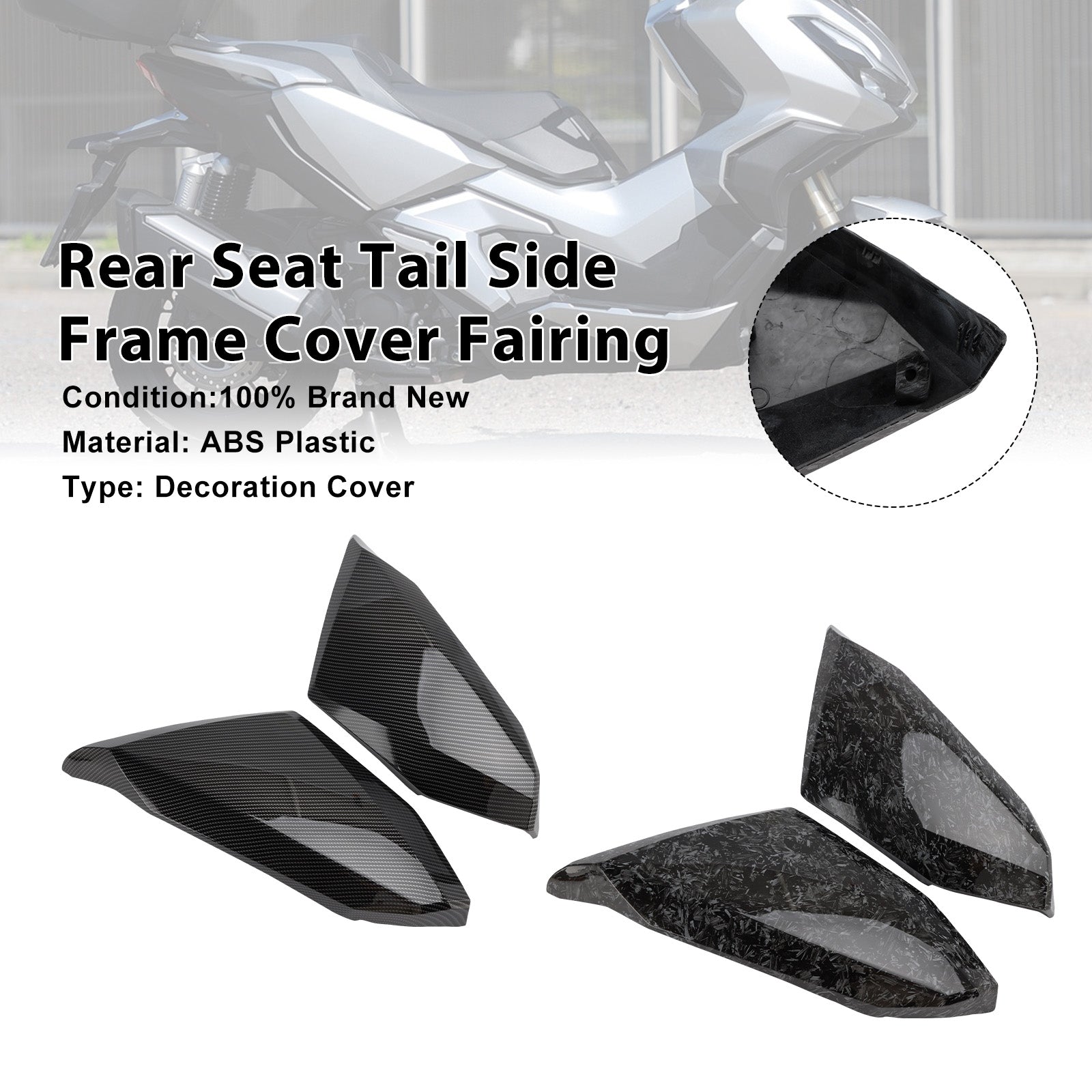 Honda ADV 350 2022-2025 Rear Seat Tail Side Frame Cover Fairing