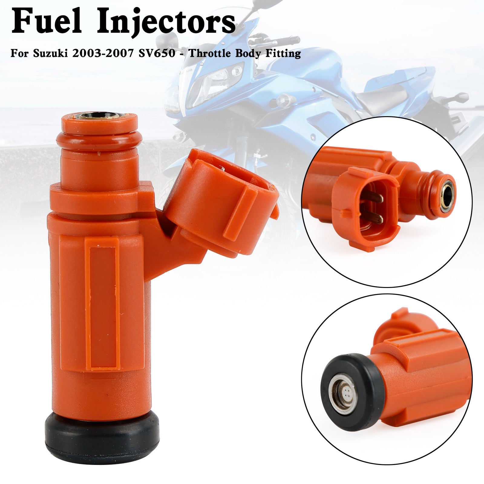 03-07 Suzuki GSX-R600 750 Vstrom 650 SV650 DL650 vstřikovač paliva 15710-17G00