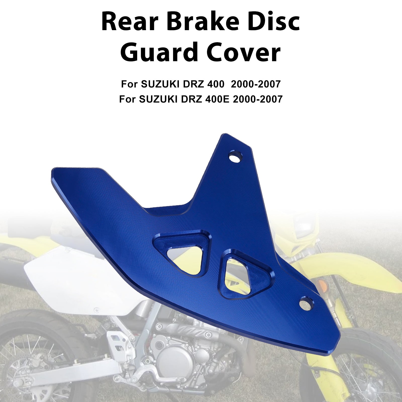 2000-2024 Suzuki DR-Z400SM DRZ400/S/E Rear Brake Disc Guard Cover