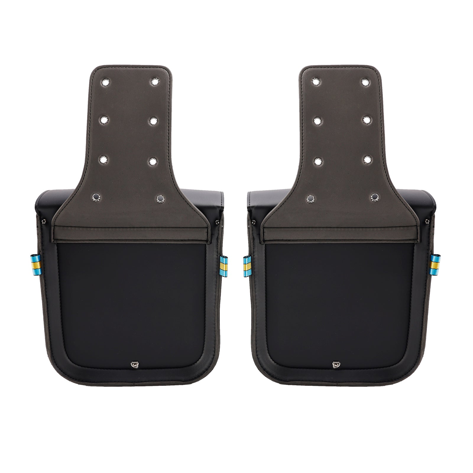 Roller Motorrad Seitenhecktasche Satteltasche Farblich passendes Gepäck Schwarz 18L