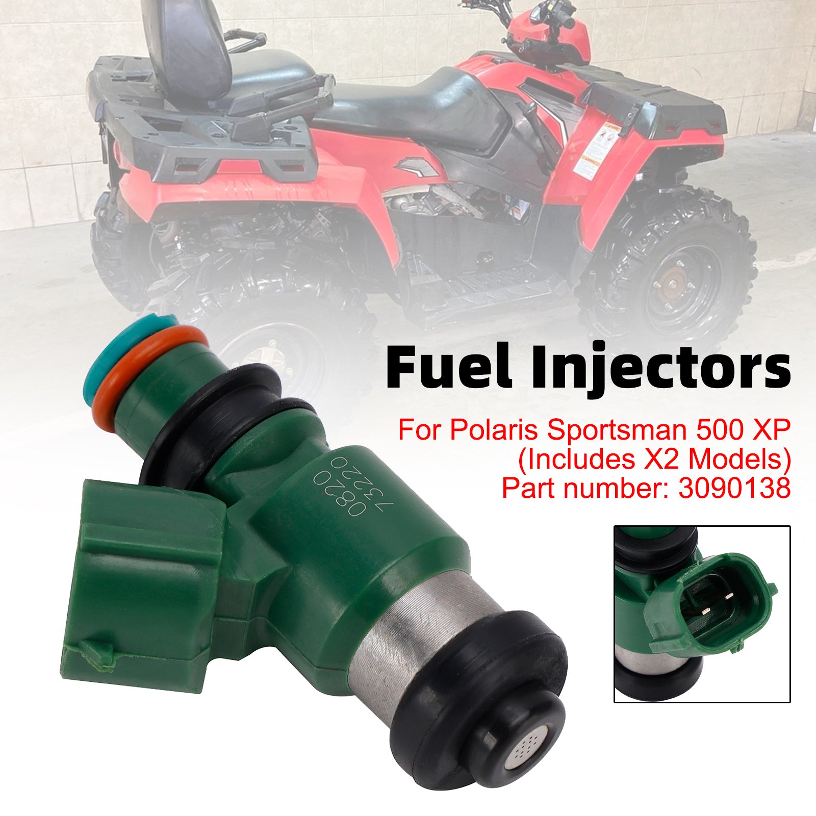 Inyectores de combustible Polaris Sportsman 500 XP 3090138