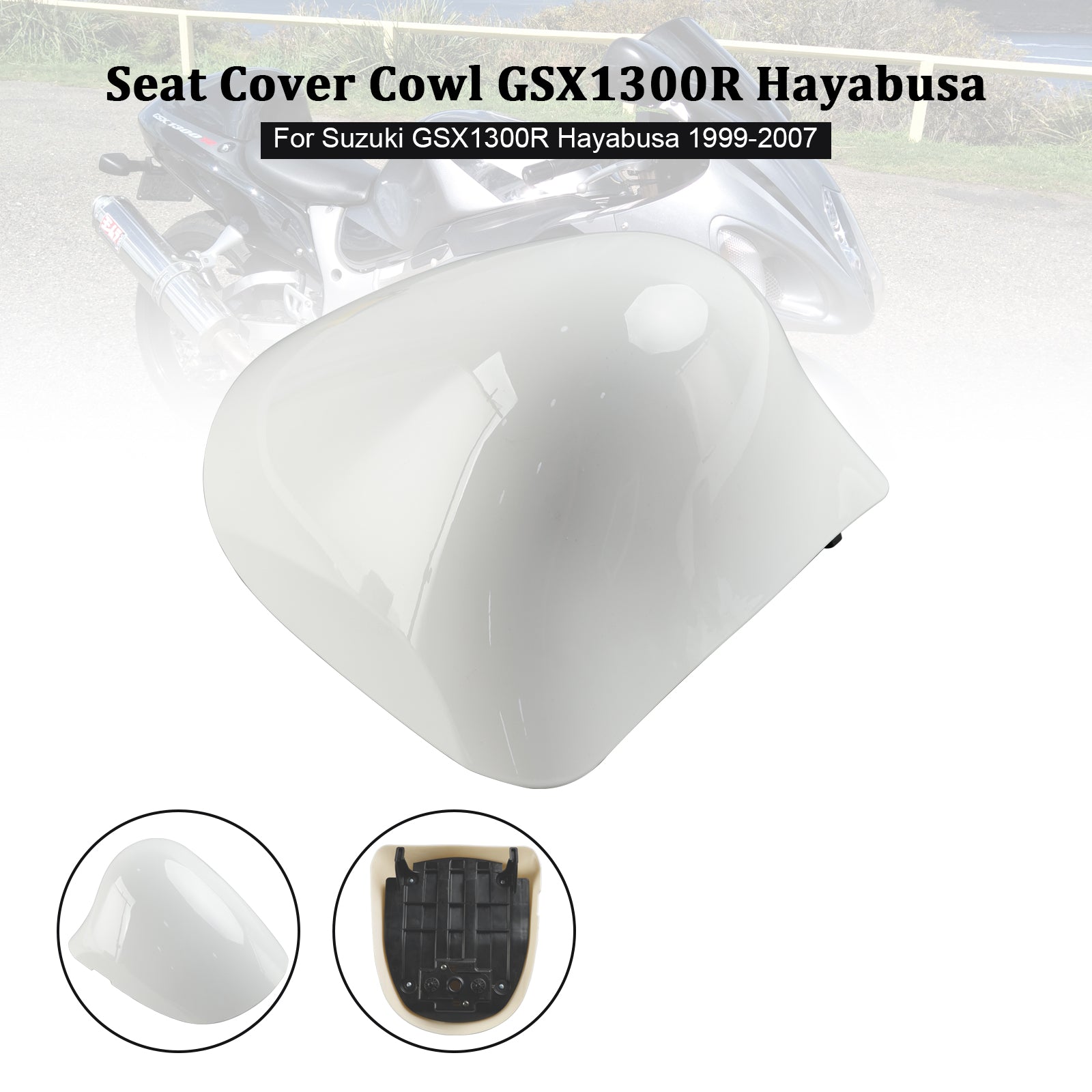 99-07 Suzuki GSX1300R GSX-R1300 Hayabusa Cubierta de carenado del asiento trasero