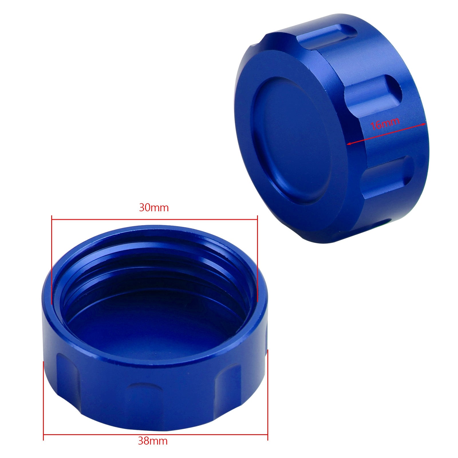 2018-2023 Honda Z125 Monkey 125 ST125 DAX 125 CNC Cubierta de depósito de líquido de freno trasero de aluminio