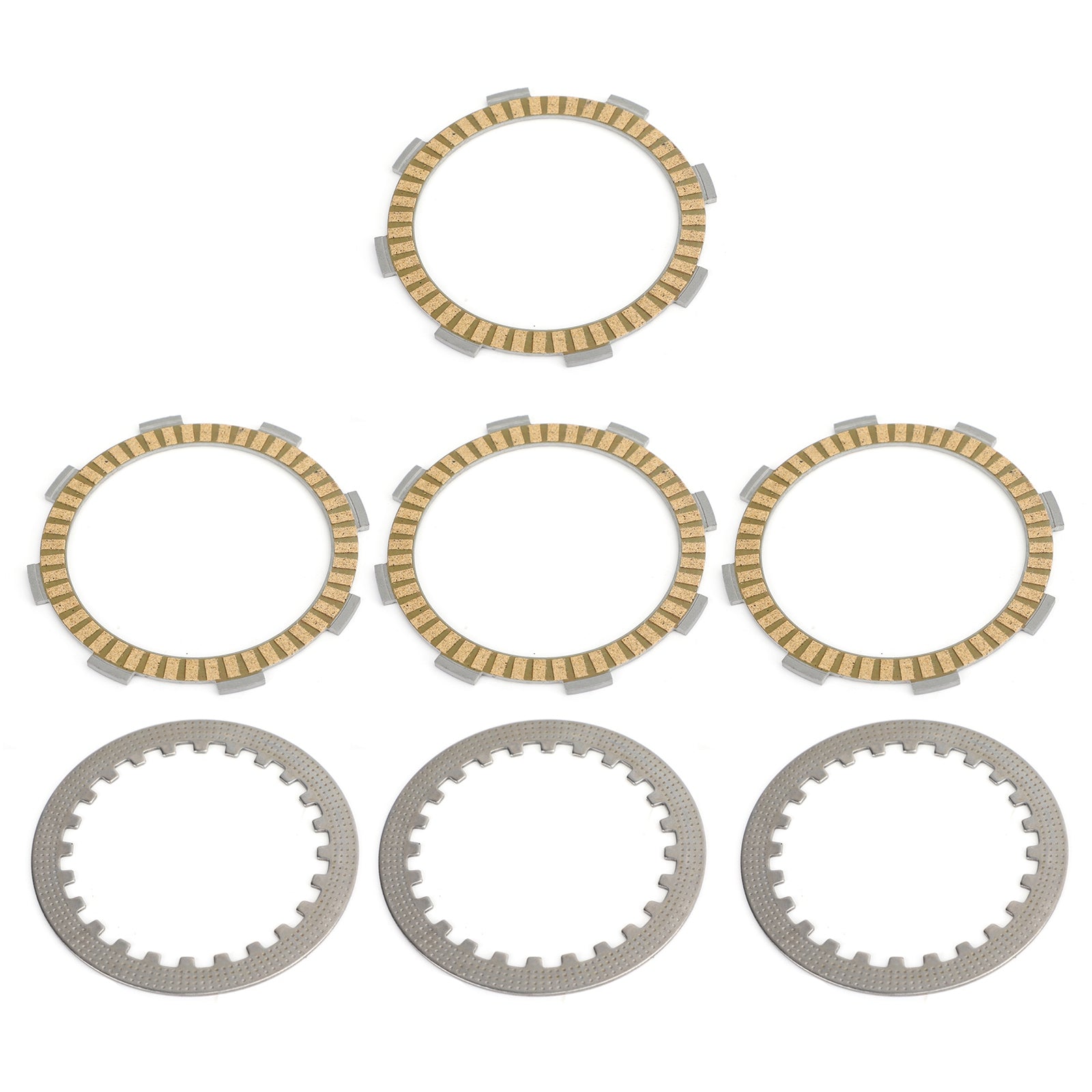 Clutch Kit Steel & Friction Plates for Yamaha YFM125R Raptor 125 YBR125 05-2016