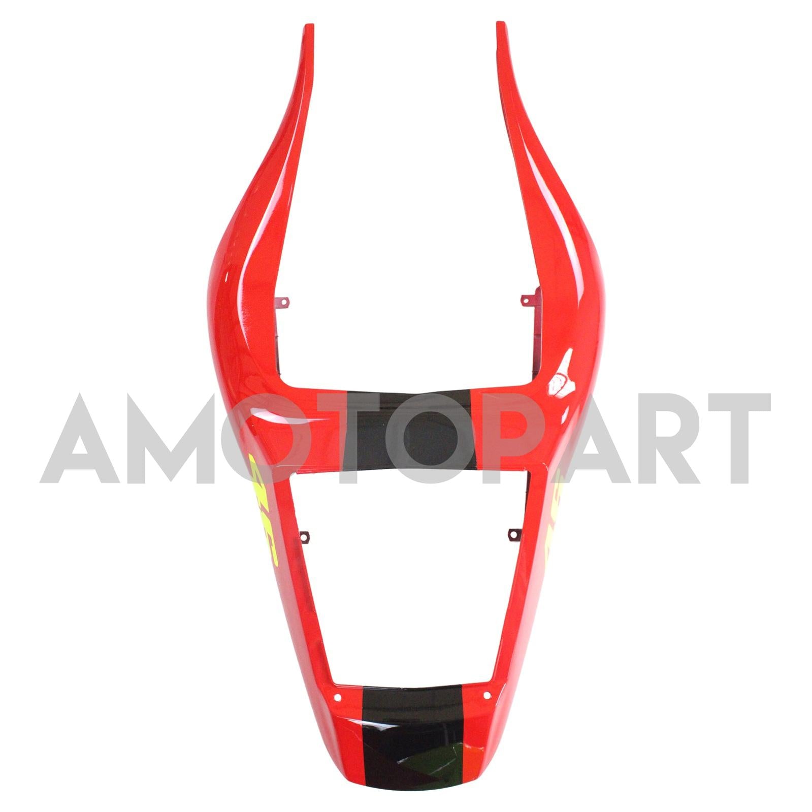 Amotopart 1998-2002 YZF 600 R6 Yamaha Rouge&Kit de carénage dents de requin vertes