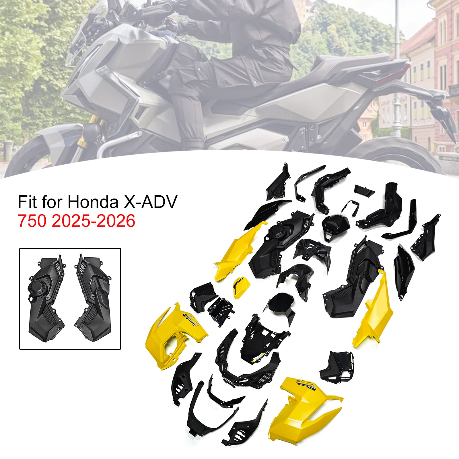 Amotopart 2025-2026 Honda X-ADV 750 Collection de kits de carénage
