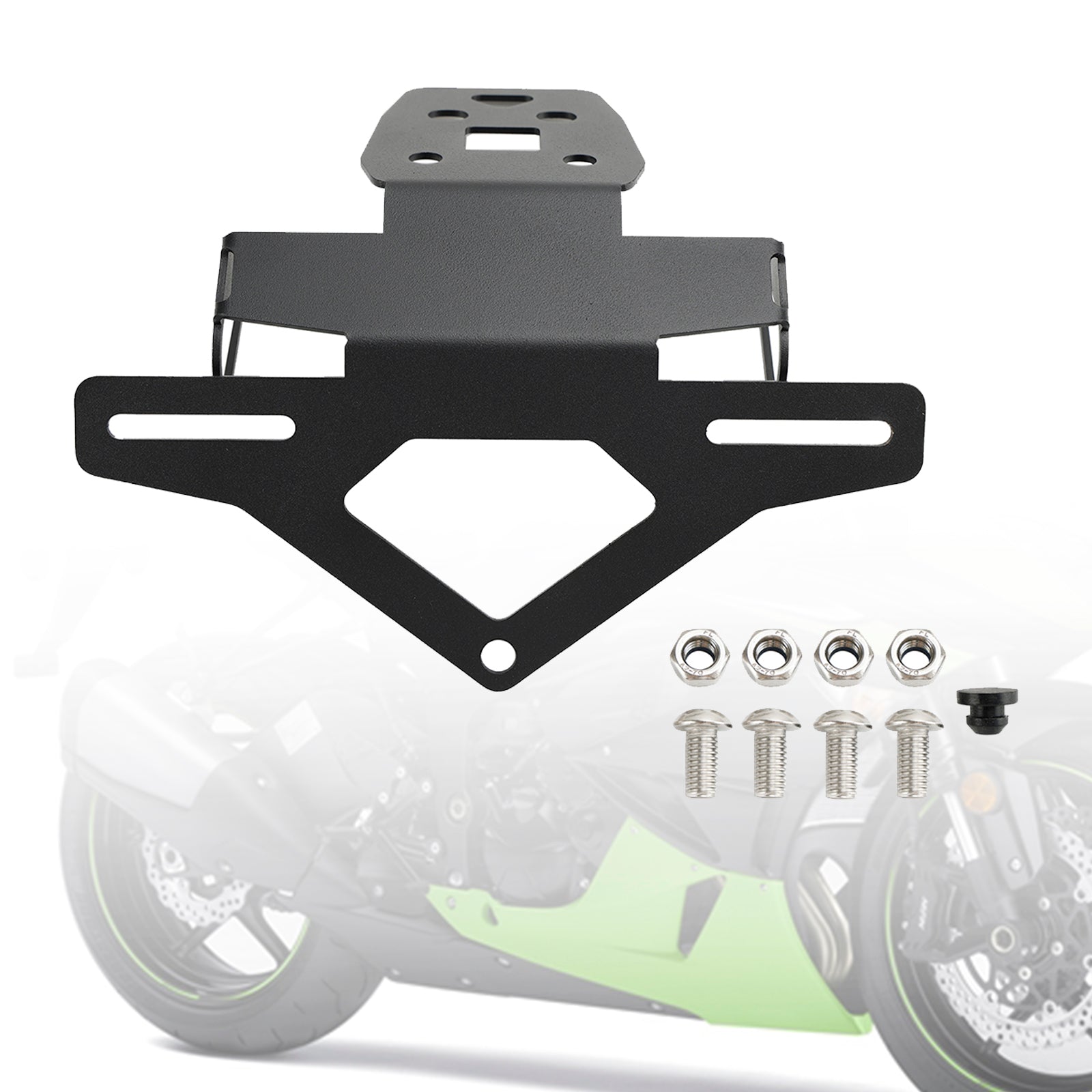 2023 Kawasaki ZX-4R ZX-4RR-registreringsskyltfäste