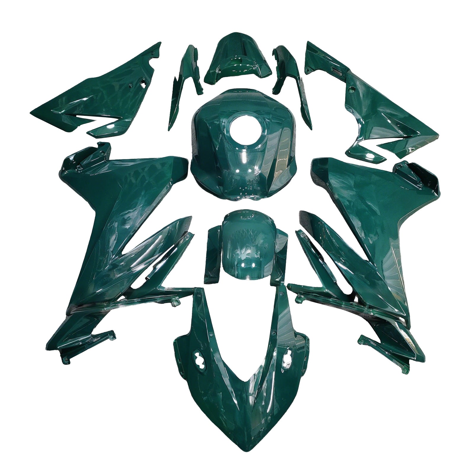 Amotopart 2022-2023 Honda CBR500R Green Fearing Kit