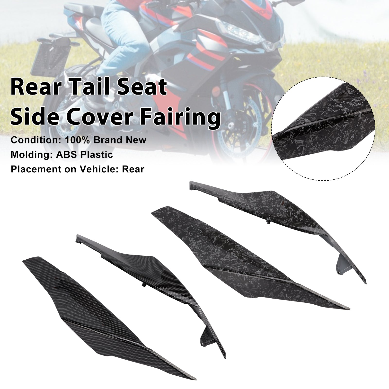 2024-2025 Aprilia RS457 RS 457 Rear Tail Seat Side Cover Fairing