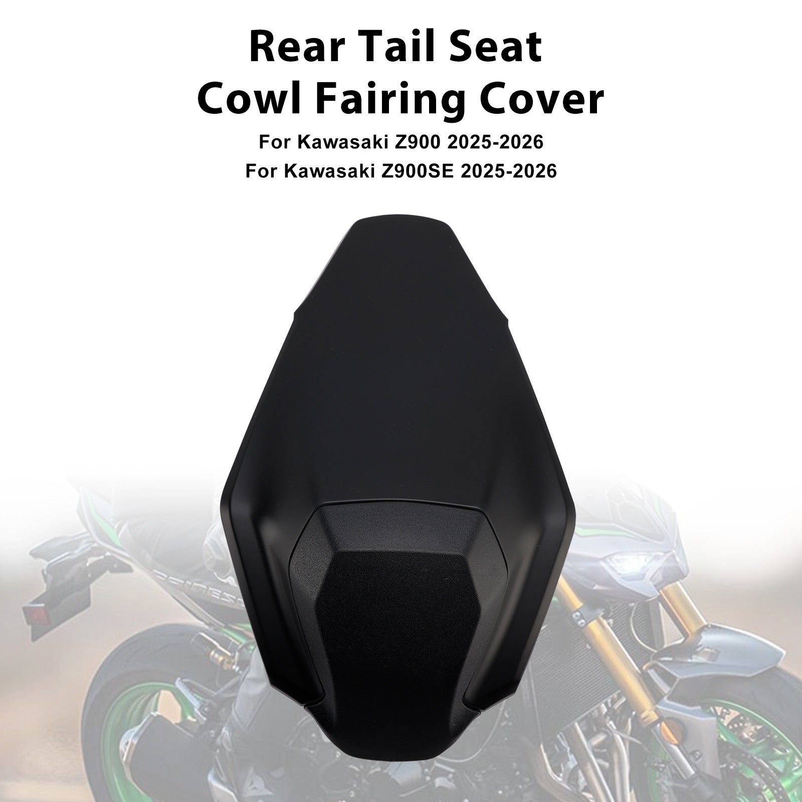 Kawasaki Z900 Z900SE 2025-2026 Couvercle de carénage de capot de siège arrière